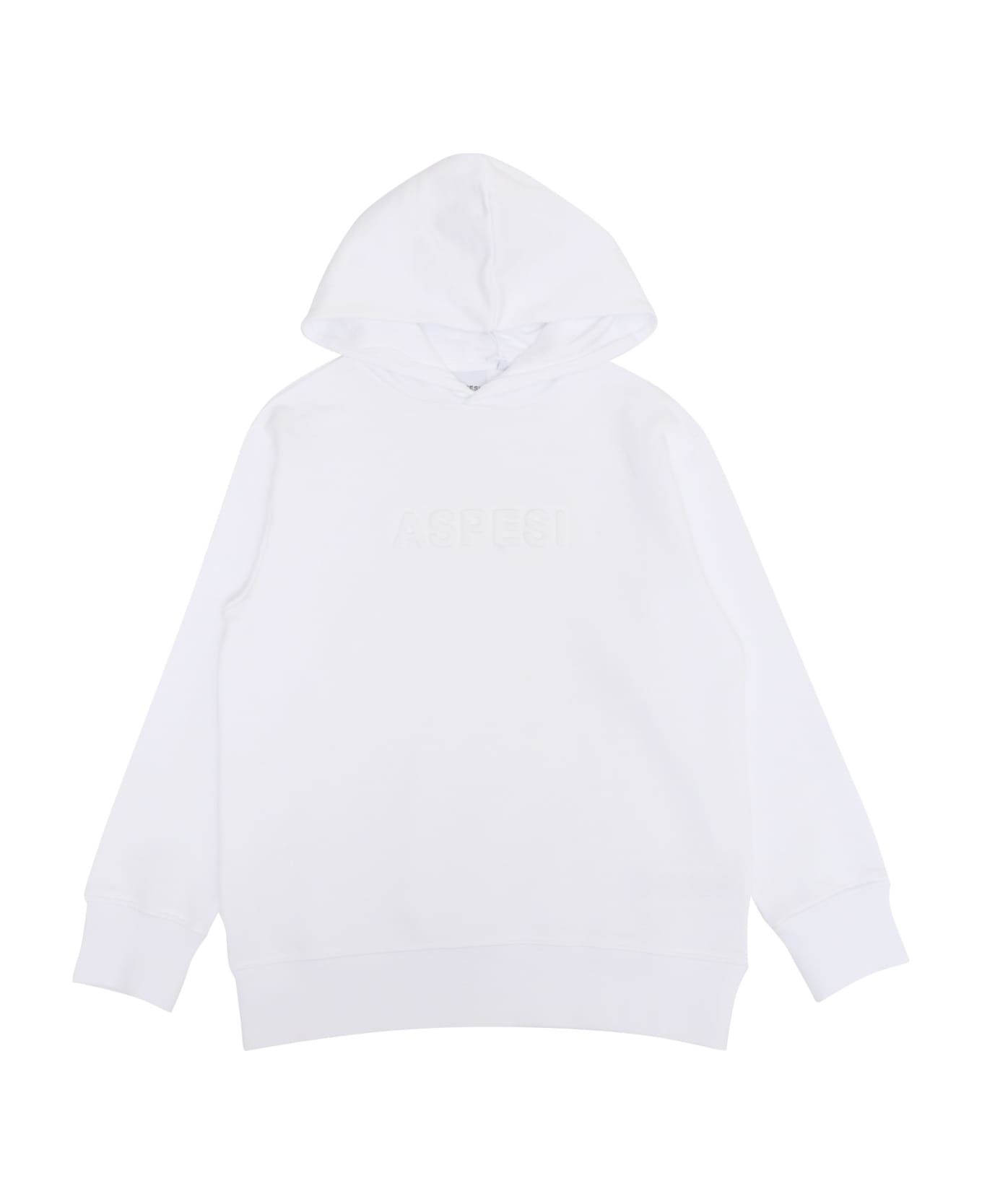 Aspesi Basic Sports Sweatshirt - WHITE ニットウェア＆スウェットシャツ