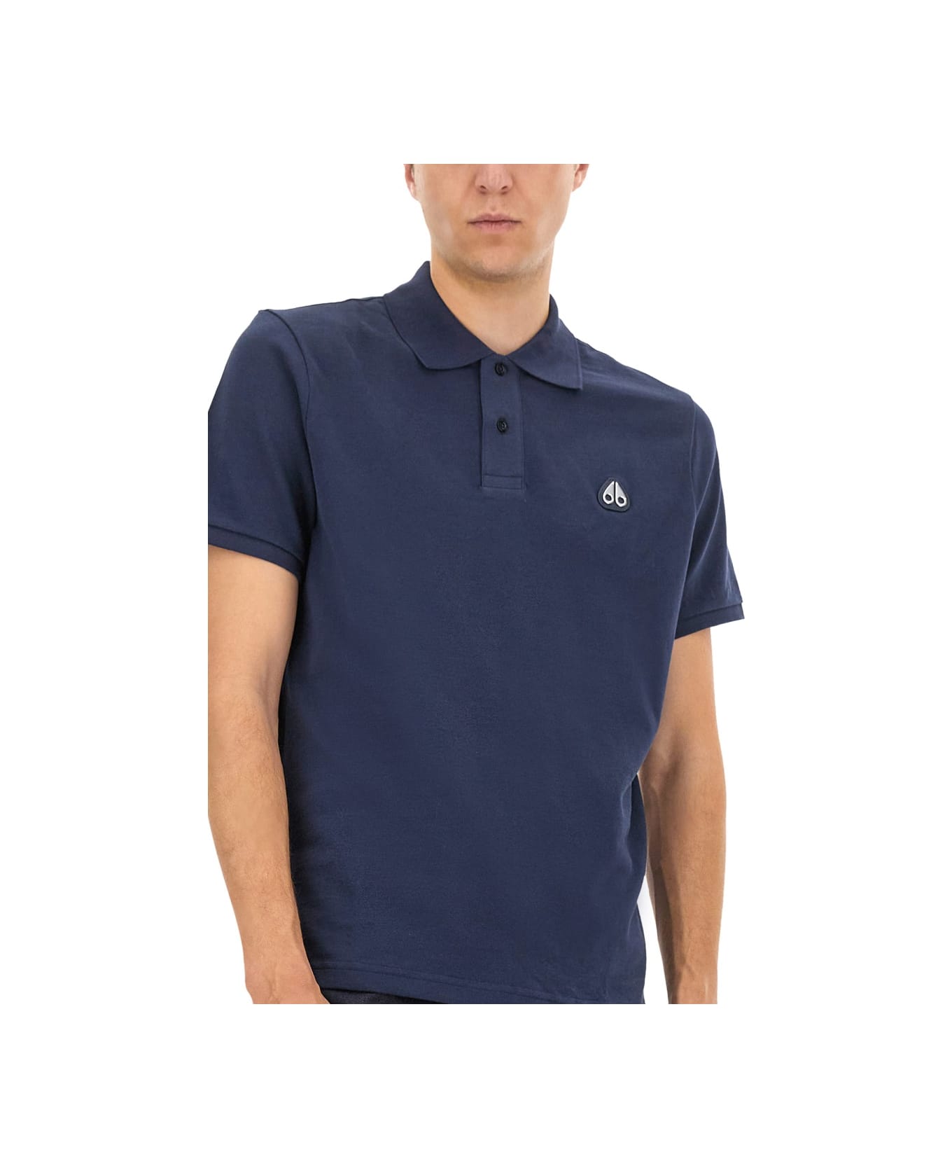 Moose Knuckles Polo "everett" - BLUE
