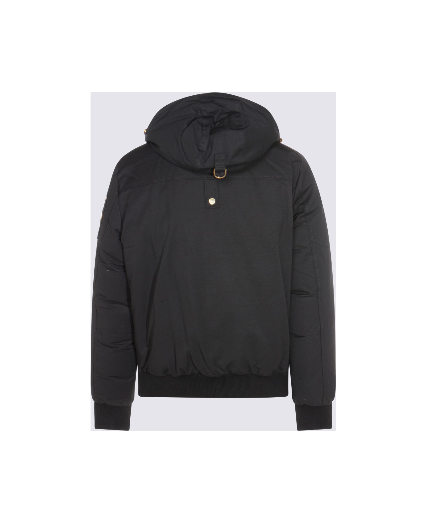 Moose Knuckles Black Cotton Casual Jacket - Black
