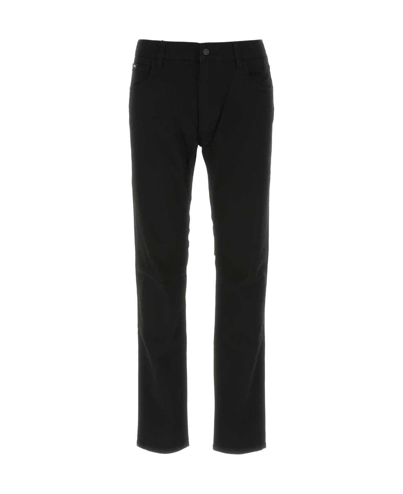 Dolce & Gabbana Black Stretch Cotton Pant - S9001