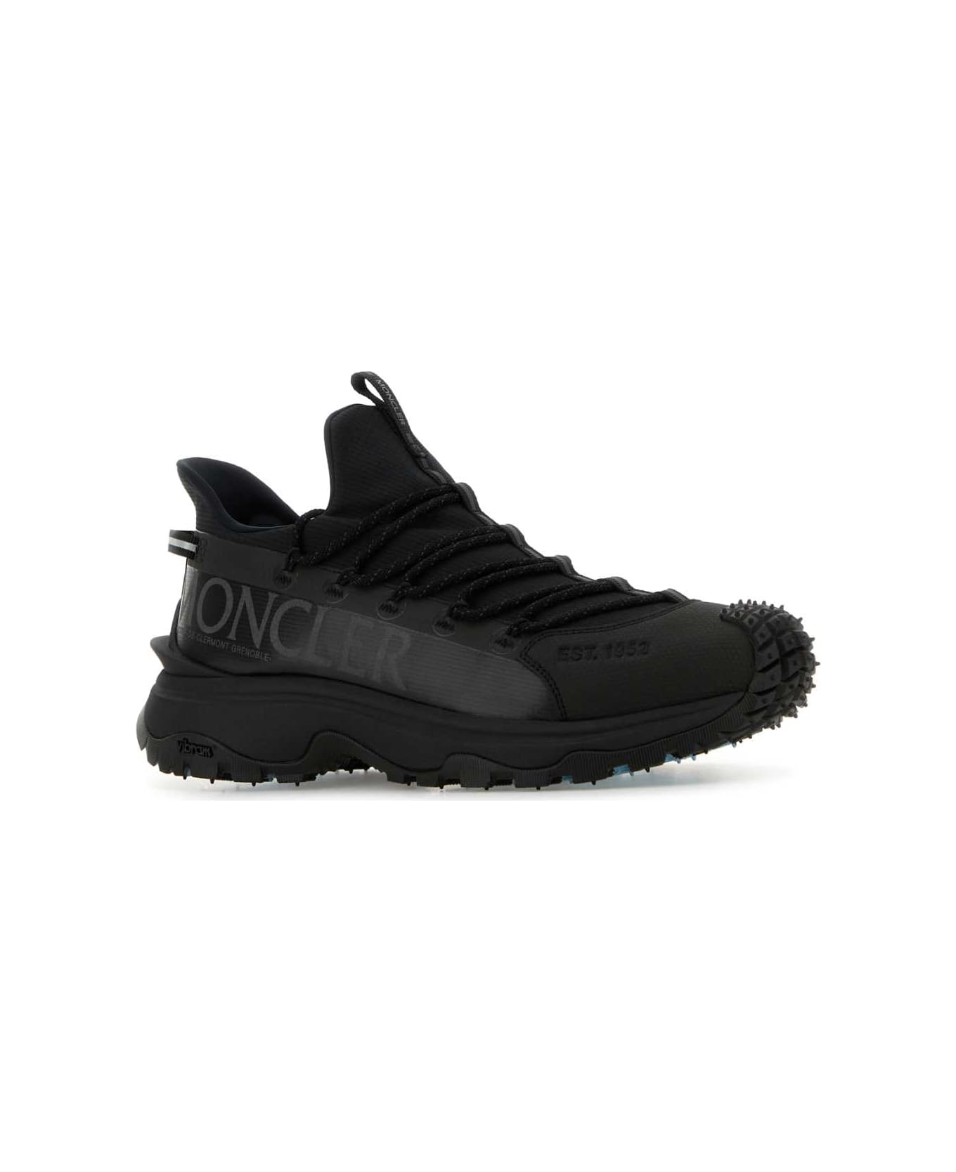 Moncler Black Canvas Trailgrip Lite 2 Sneakers - 999