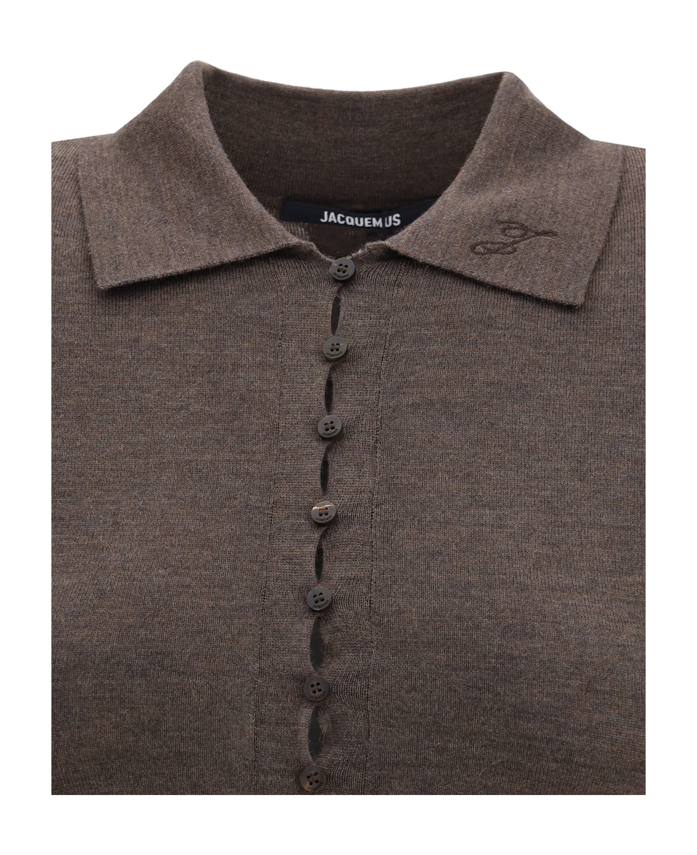 Jacquemus Merino Wool Polo Shirt