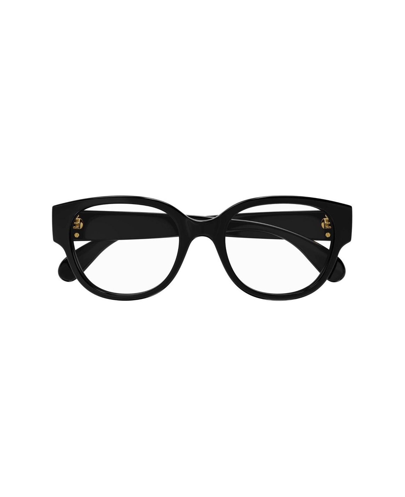 Gucci Eyewear Gg Logo Sided Glasses - 004 black black transpare