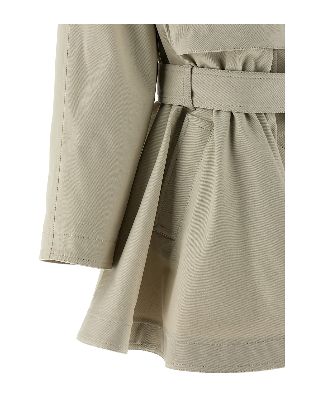 Giovanni Bedin Belted Dress - Beige