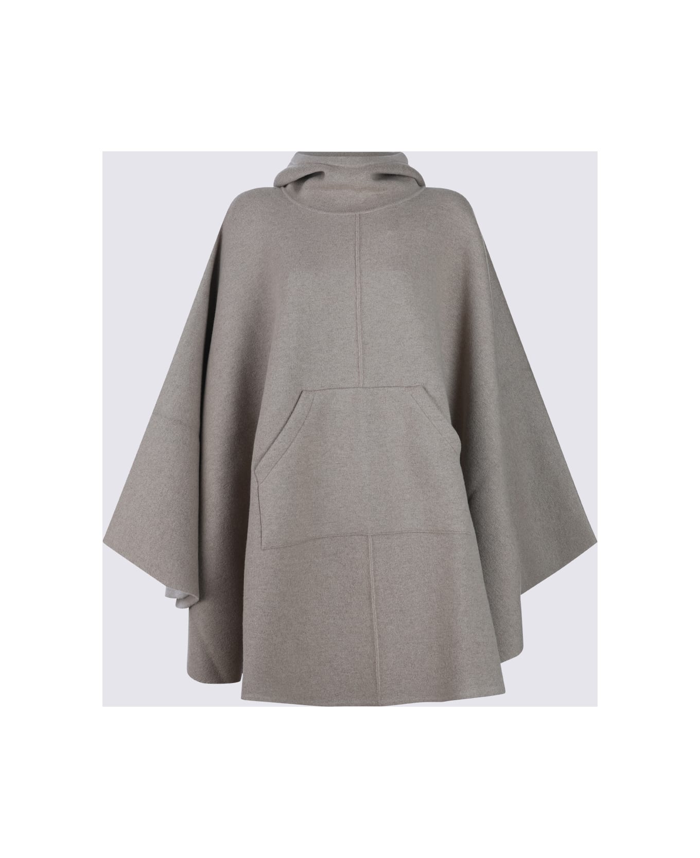 Bottega Veneta Beige Cashmere Cape - Beige