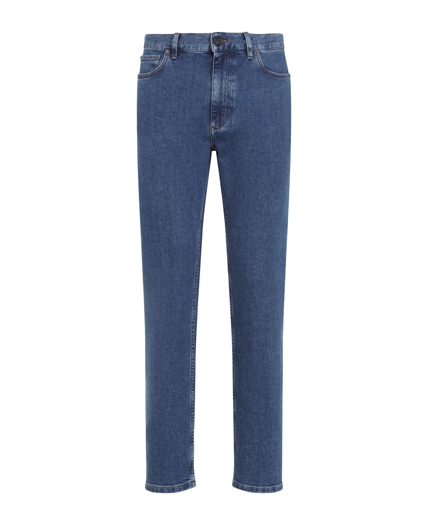 Zegna Classic Denim Jeans - Blue Chiaro Unito