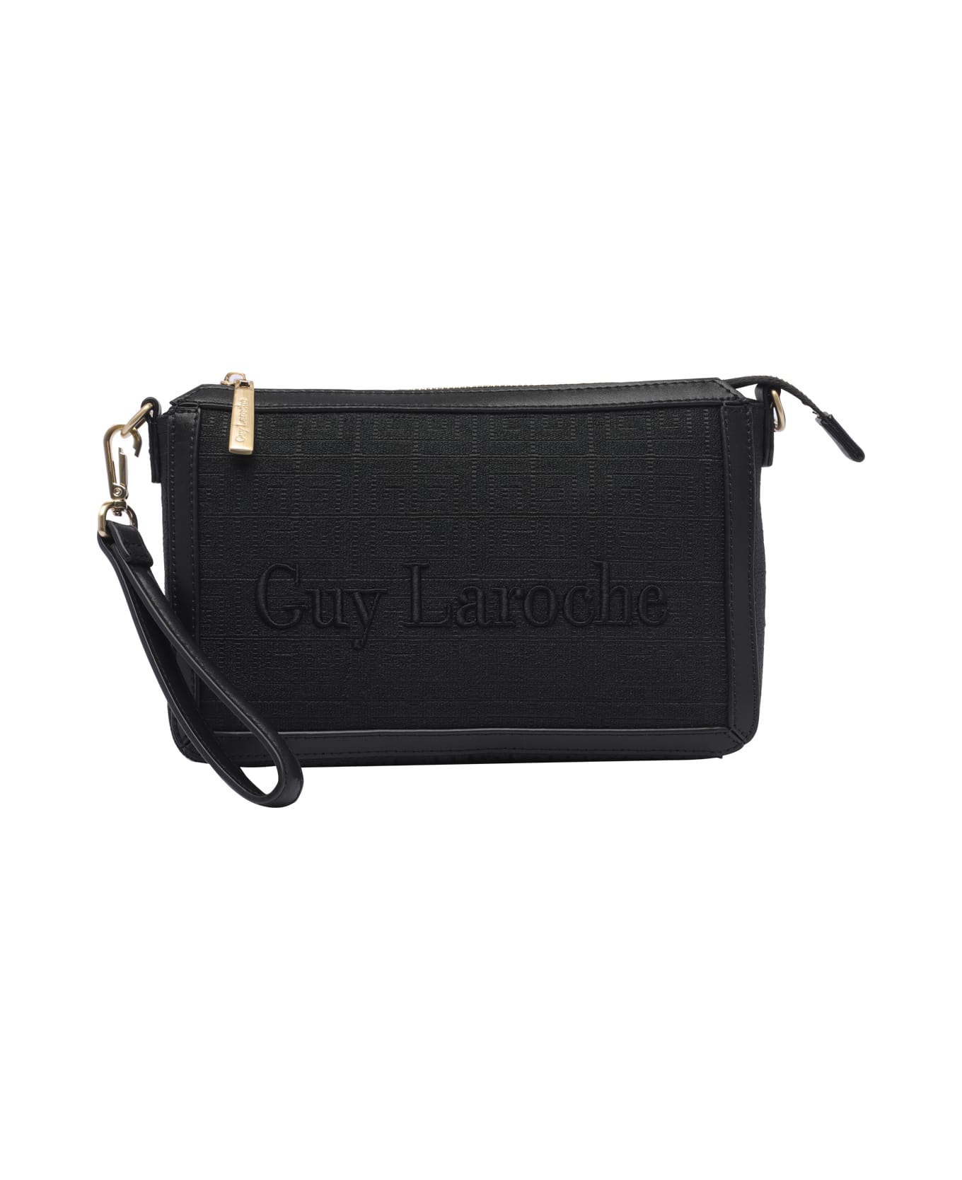 Guy Laroche Logo Crossbody Bag - Black