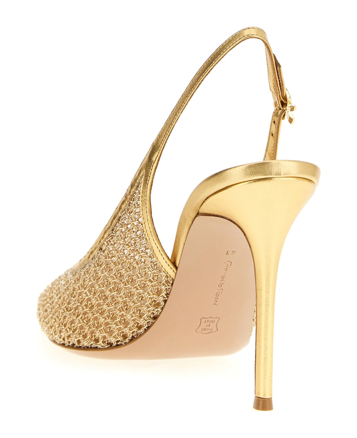 Gianvito Rossi 'nikki' Slingback - Gold