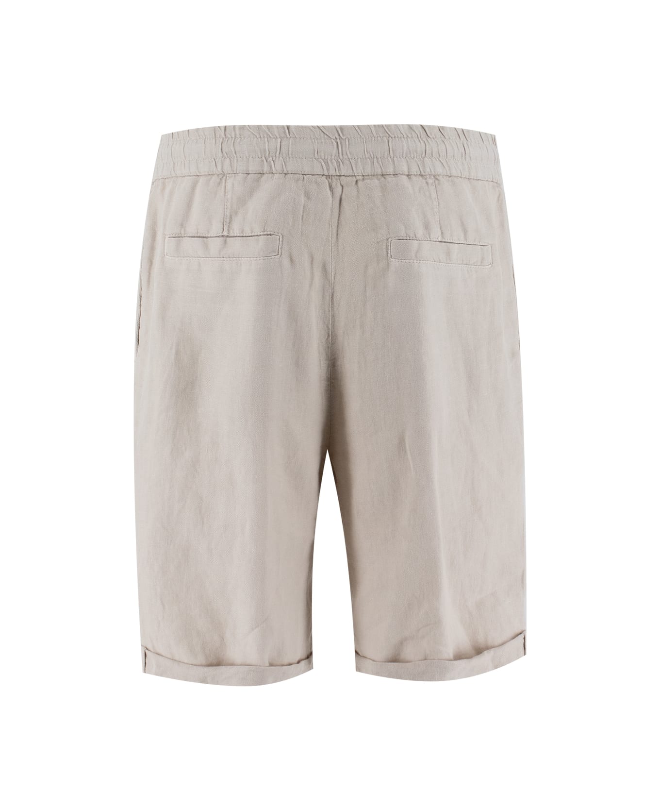 Brunello Cucinelli Linen Darted Shorts - JUTA