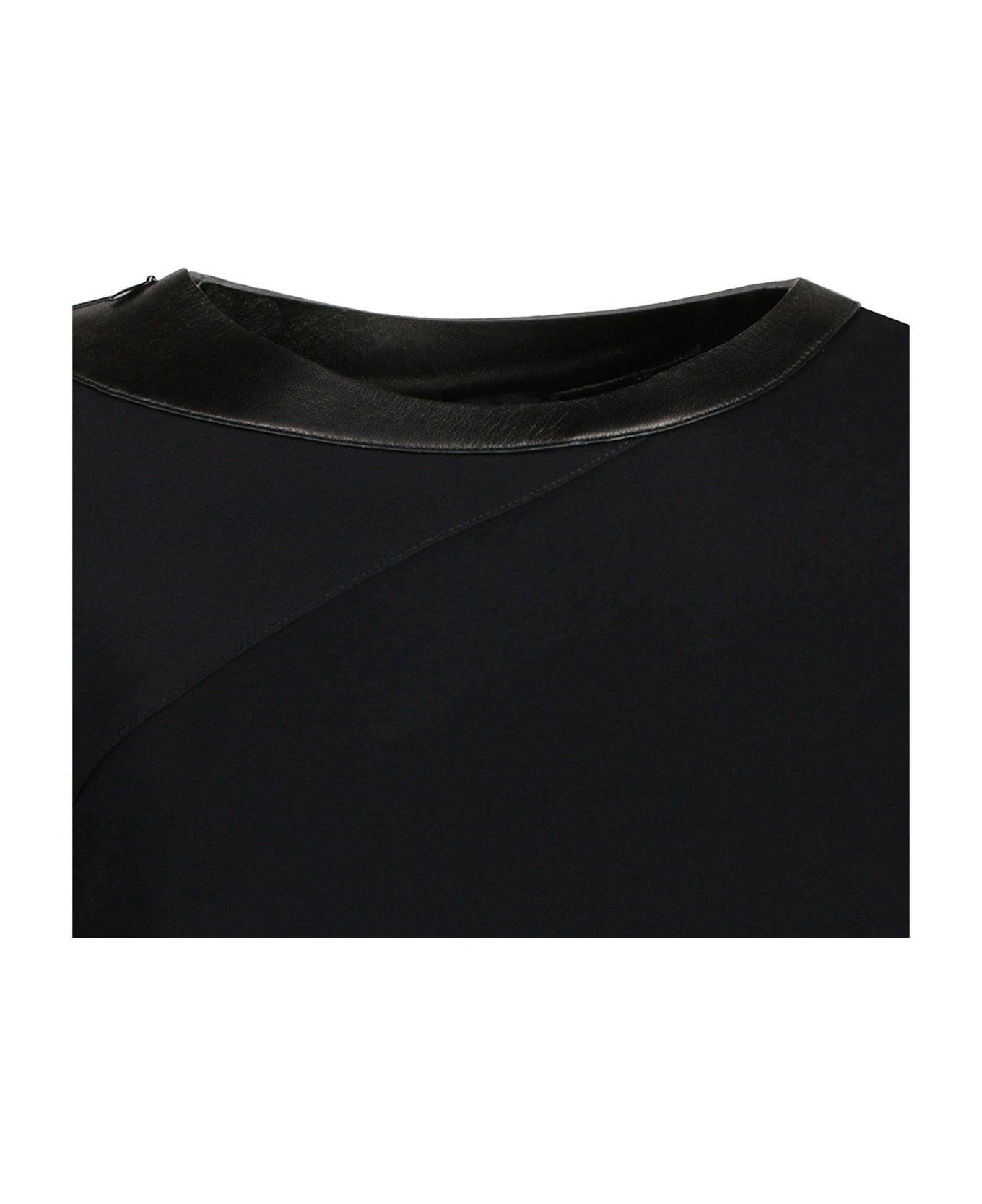 Tom Ford Cut-out Detailed Crewneck Mini Dress - BLACK