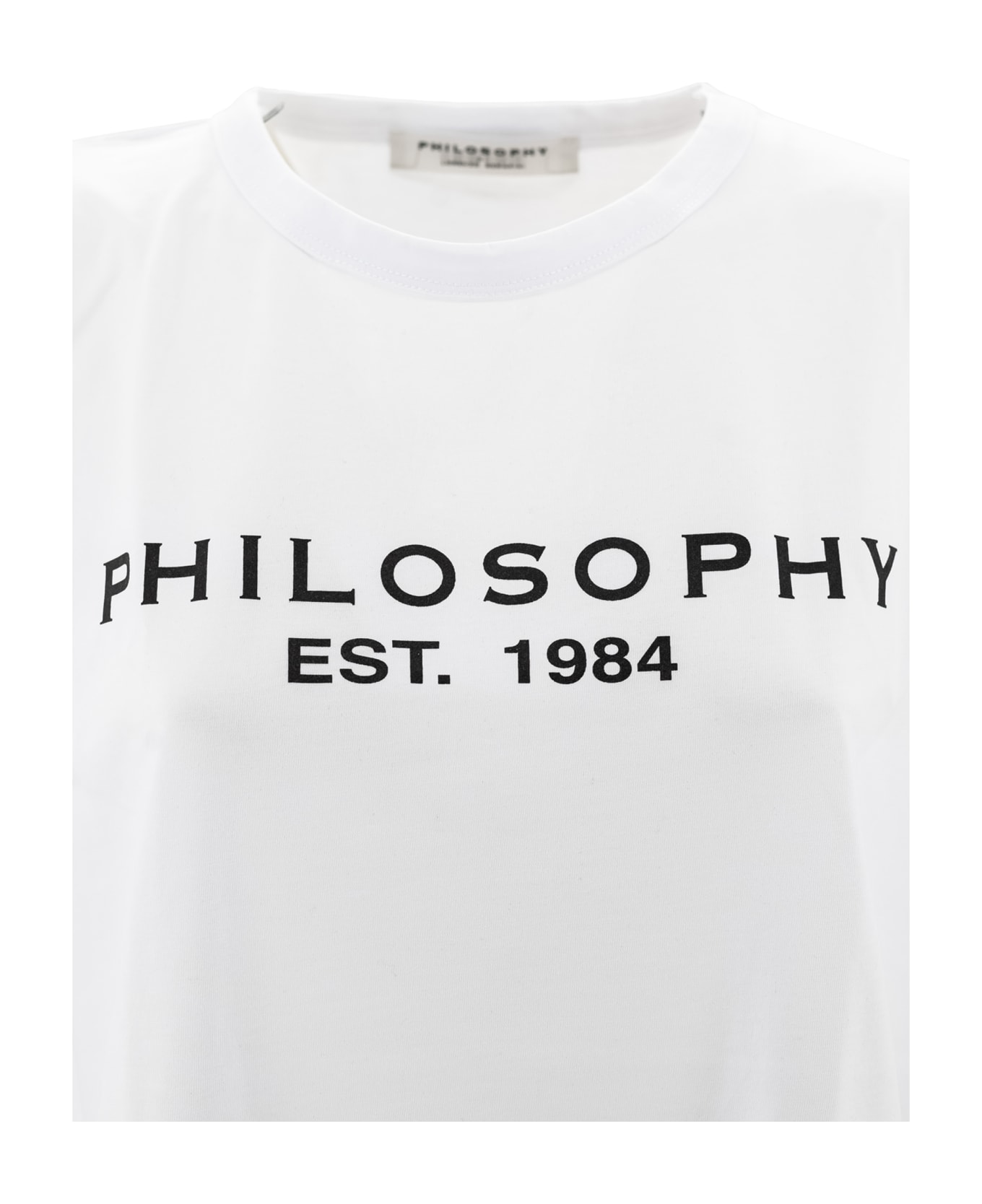 Philosophy di Lorenzo Serafini Graphic-print Cotton T-shirt - Bianco