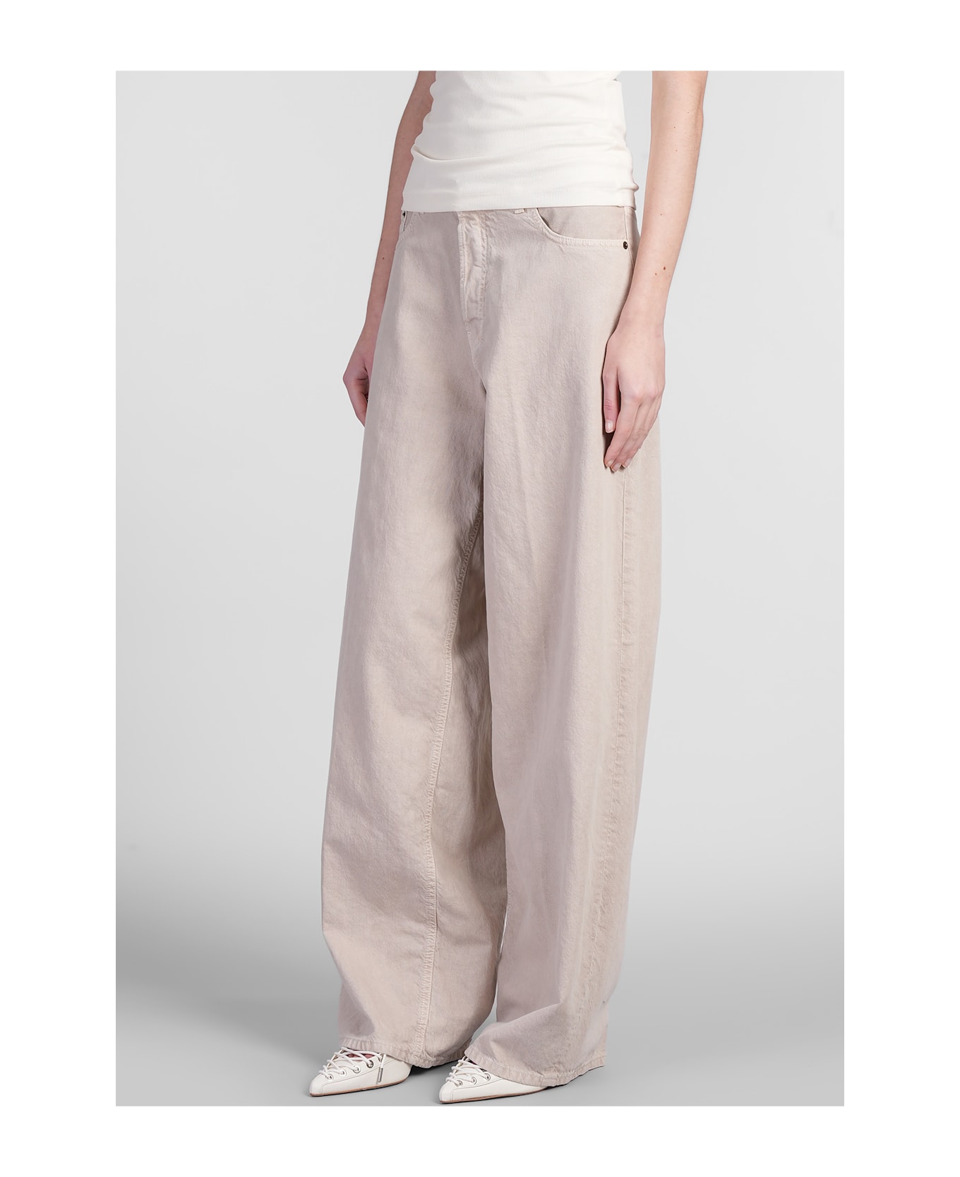 Haikure Bethany Pants In Brown Cotton - brown