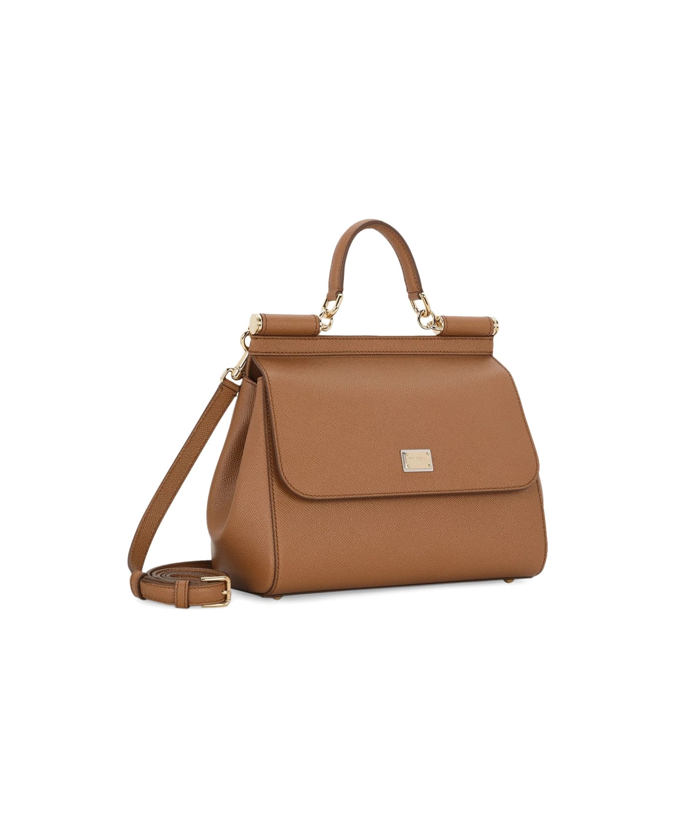 Dolce & Gabbana Borsa A Mano "sicily" Large - BEIGE