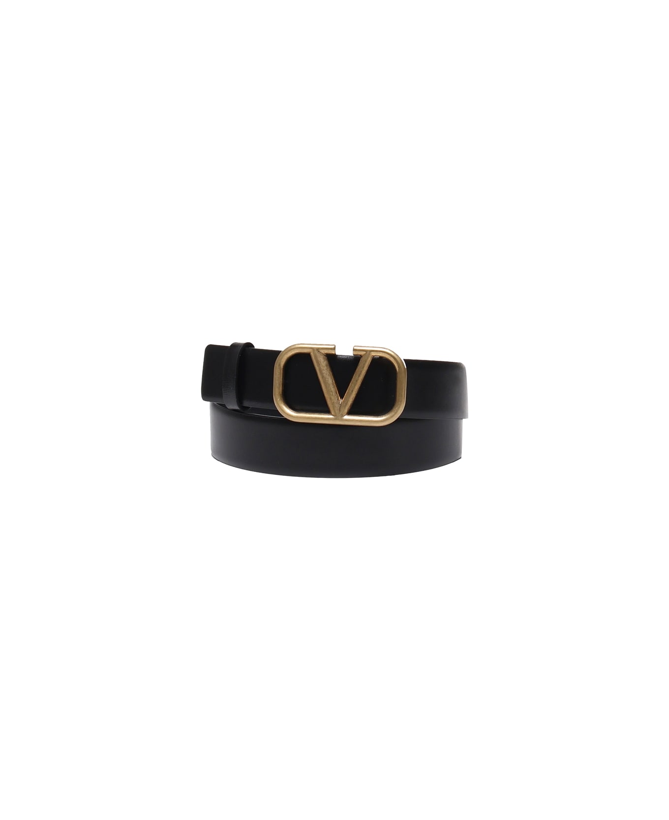 Valentino Garavani Signature Vlogo Belt - Black