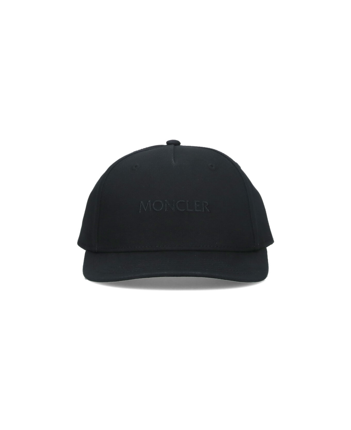Moncler Logo Baseball Cap - Black  