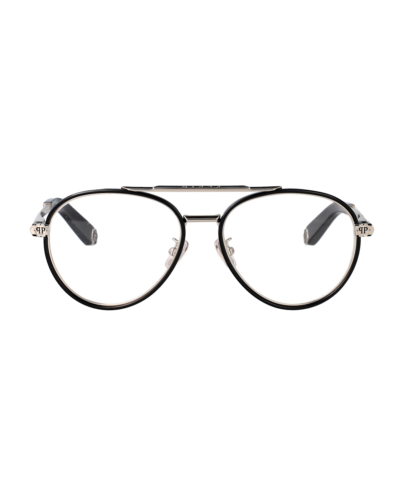Philipp Plein Plein Light Glasses - SILVER BLACK アイウェア