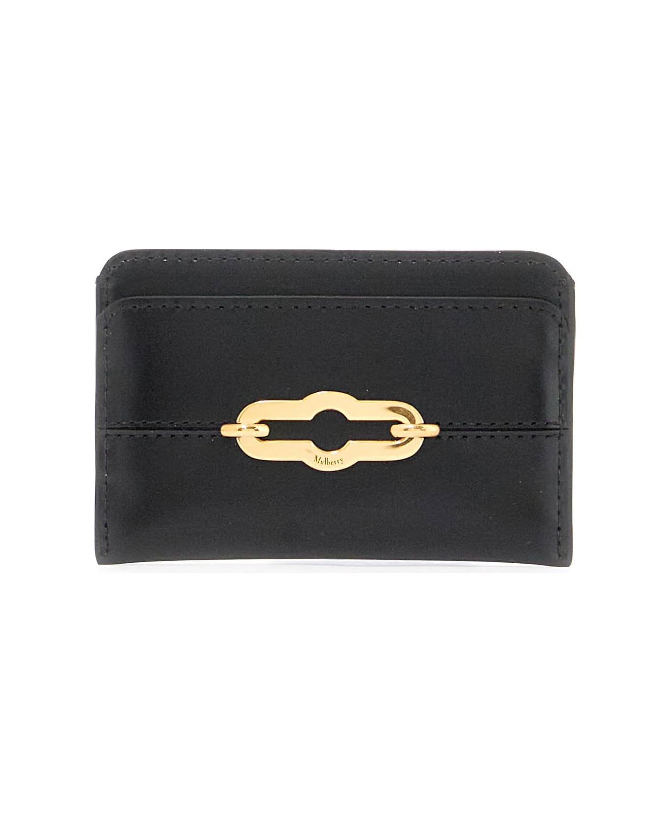 Mulberry Pimlico Leather Card Holder - BLACK (Black)