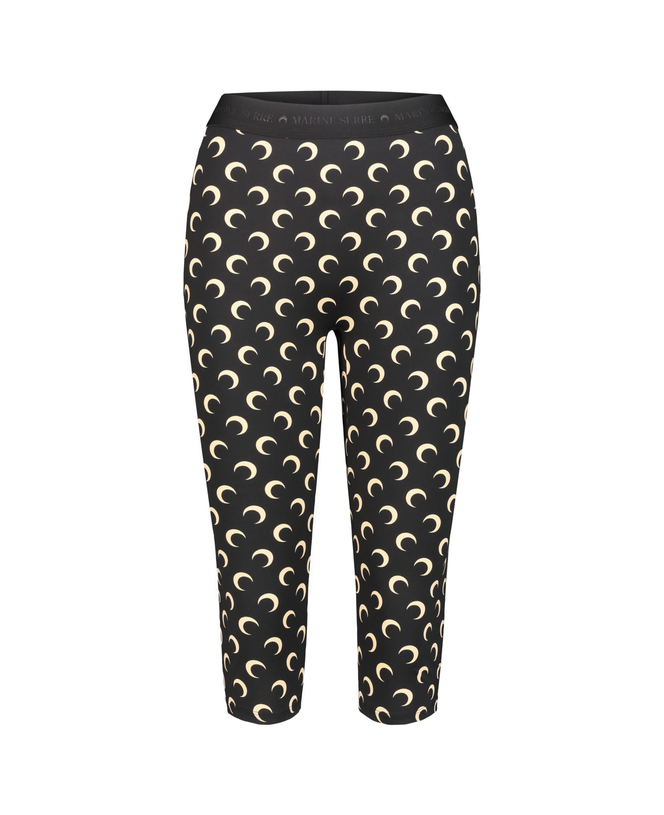 Marine Serre Moon Printed Capri Pants - Inverse Tan