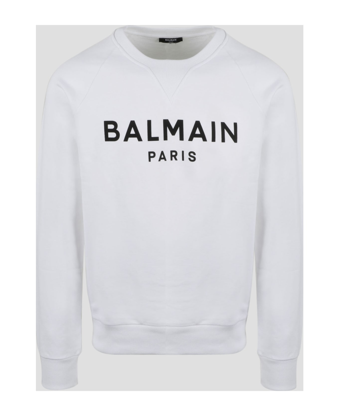 Balmain Logo Sweatshirt - White