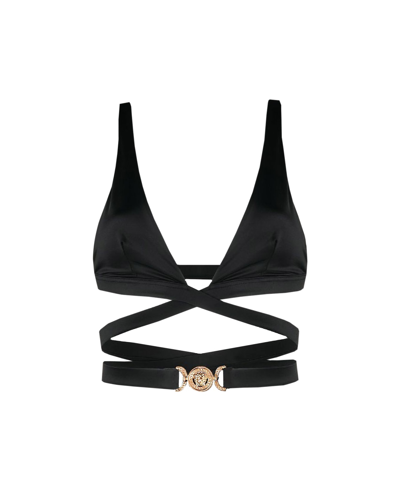 Versace Bikini Top - Black