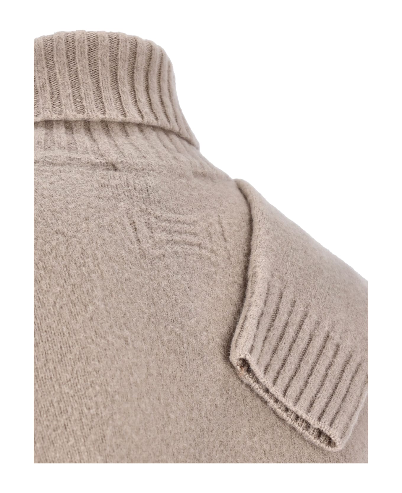 Drumohr High Neck Sweater - Beige