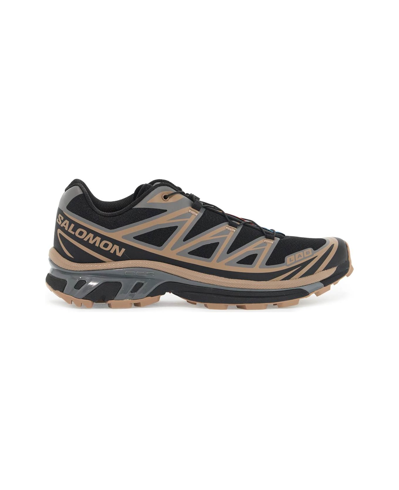 Salomon Xt-6 Sneakers - BLACK PORTABELLA PEWTER (Black)