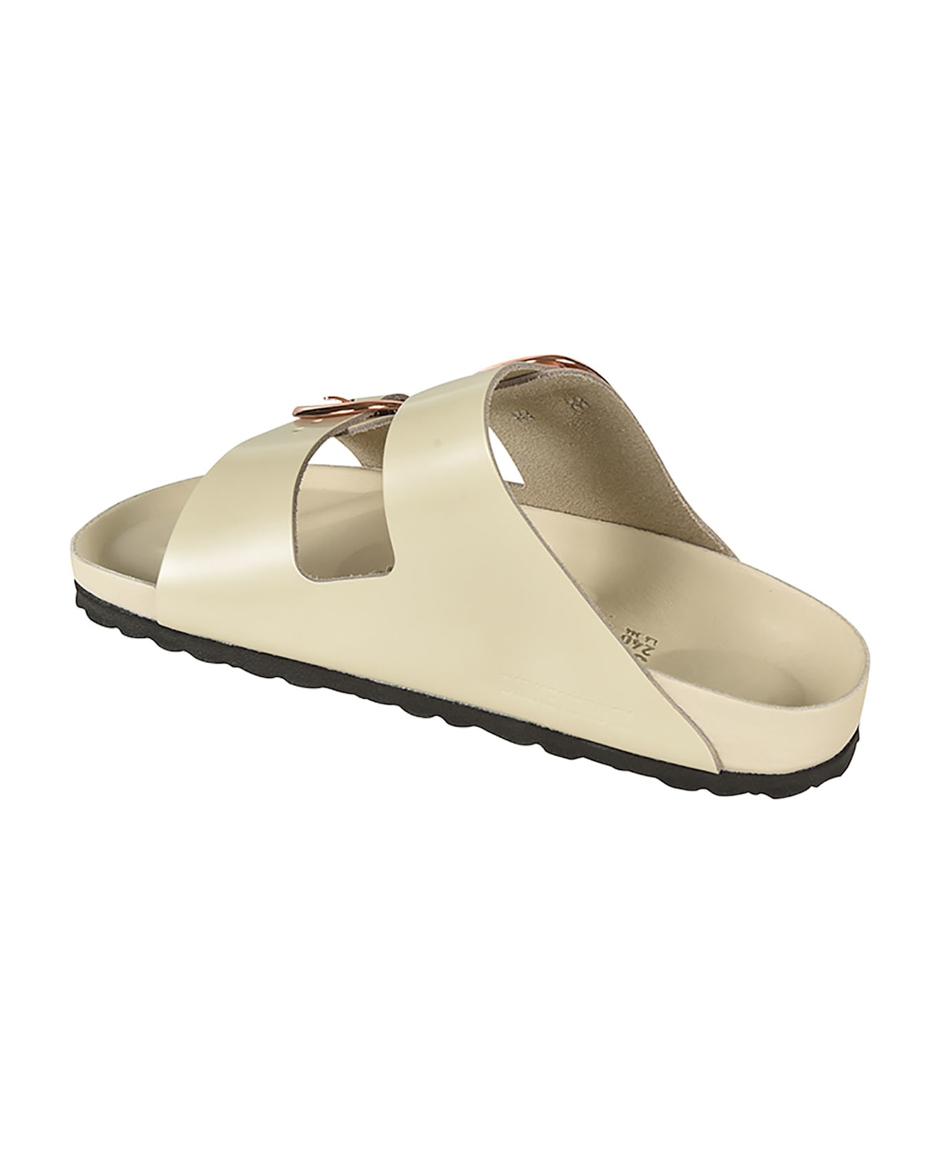 Birkenstock Arizona Big Buckle Sliders - Dove Grey