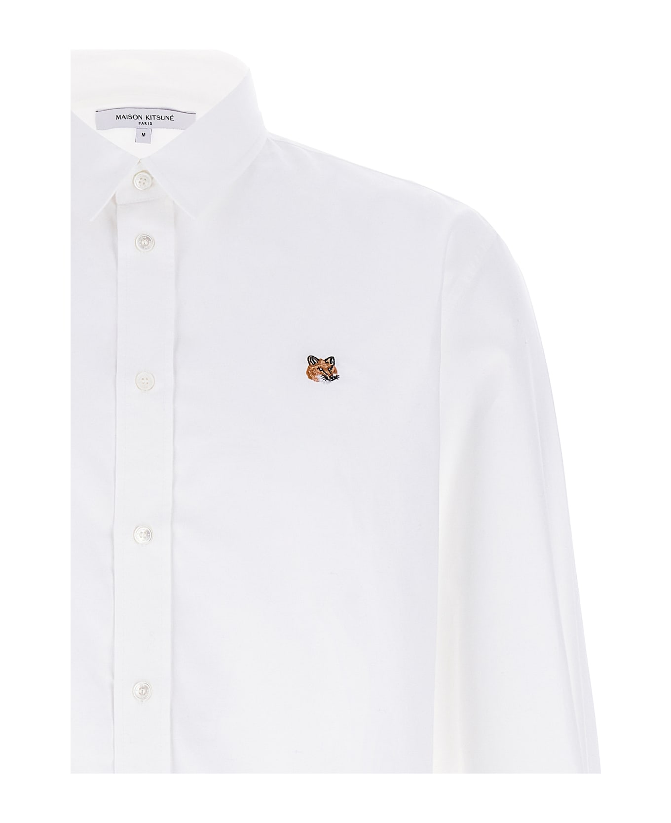 Maison Kitsuné 'fox Head' Shirt - White