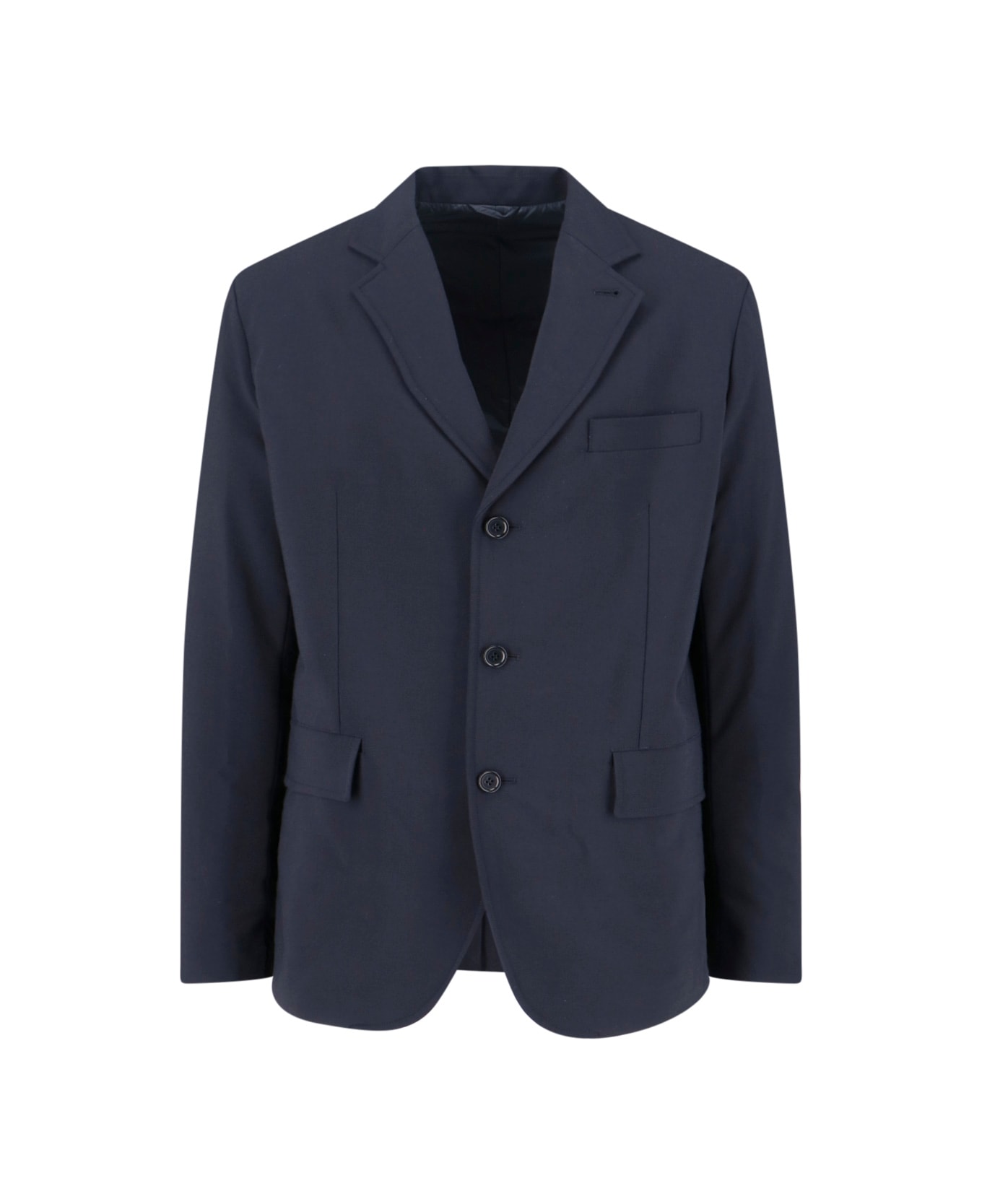 Aspesi Wool Blend Blazer - Blue