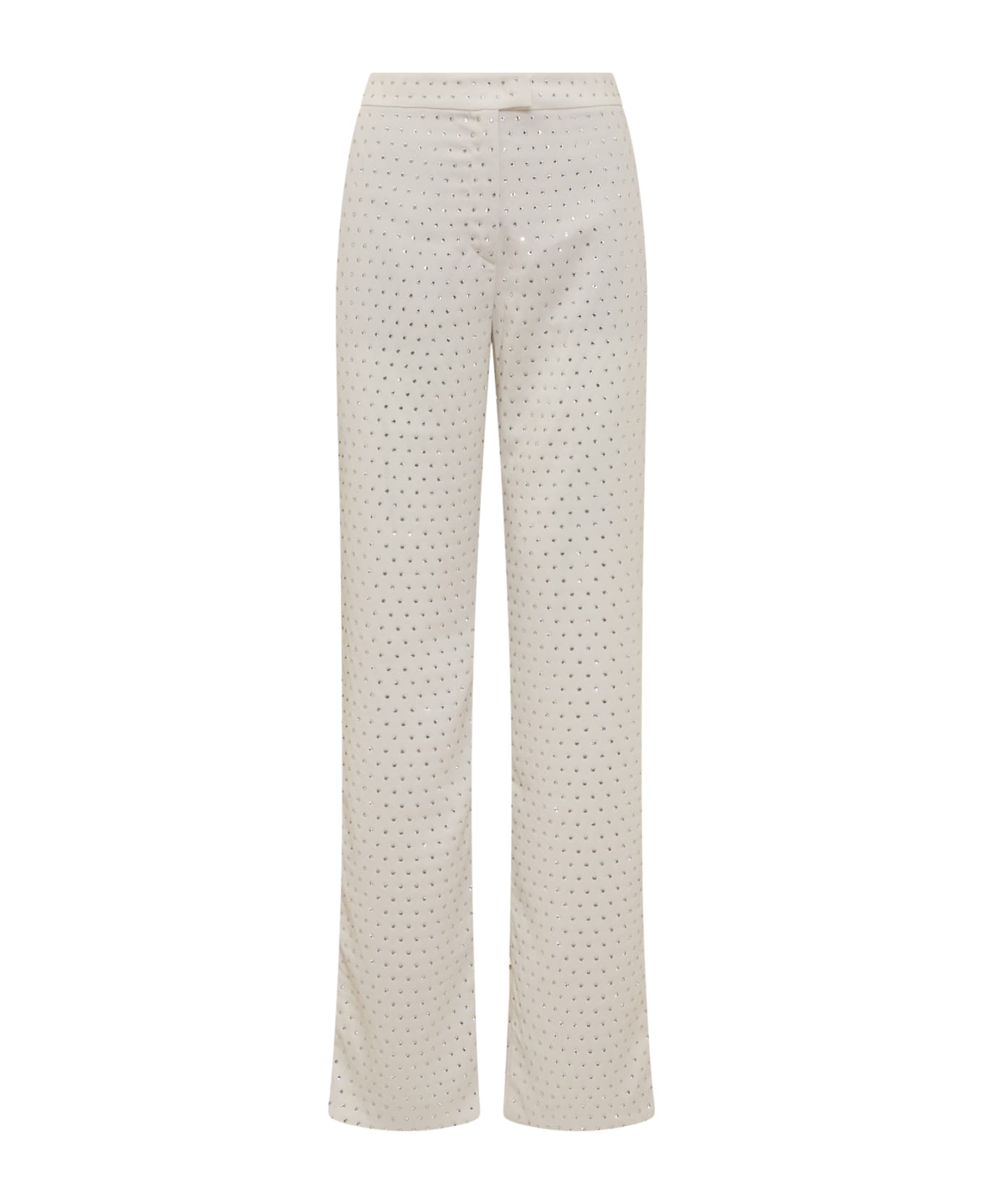 The Andamane Gladys Crystal Trousers - OFF WHITE ボトムス