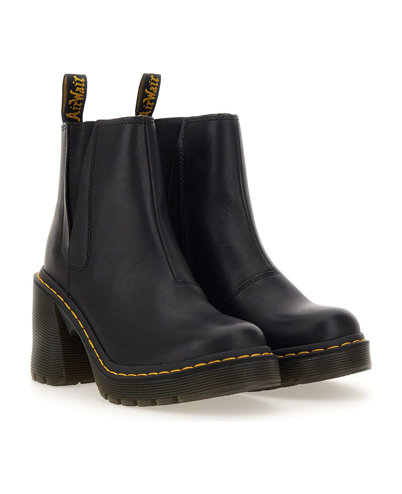 Dr. Martens Spence Leather Ankle Boots - BLACK