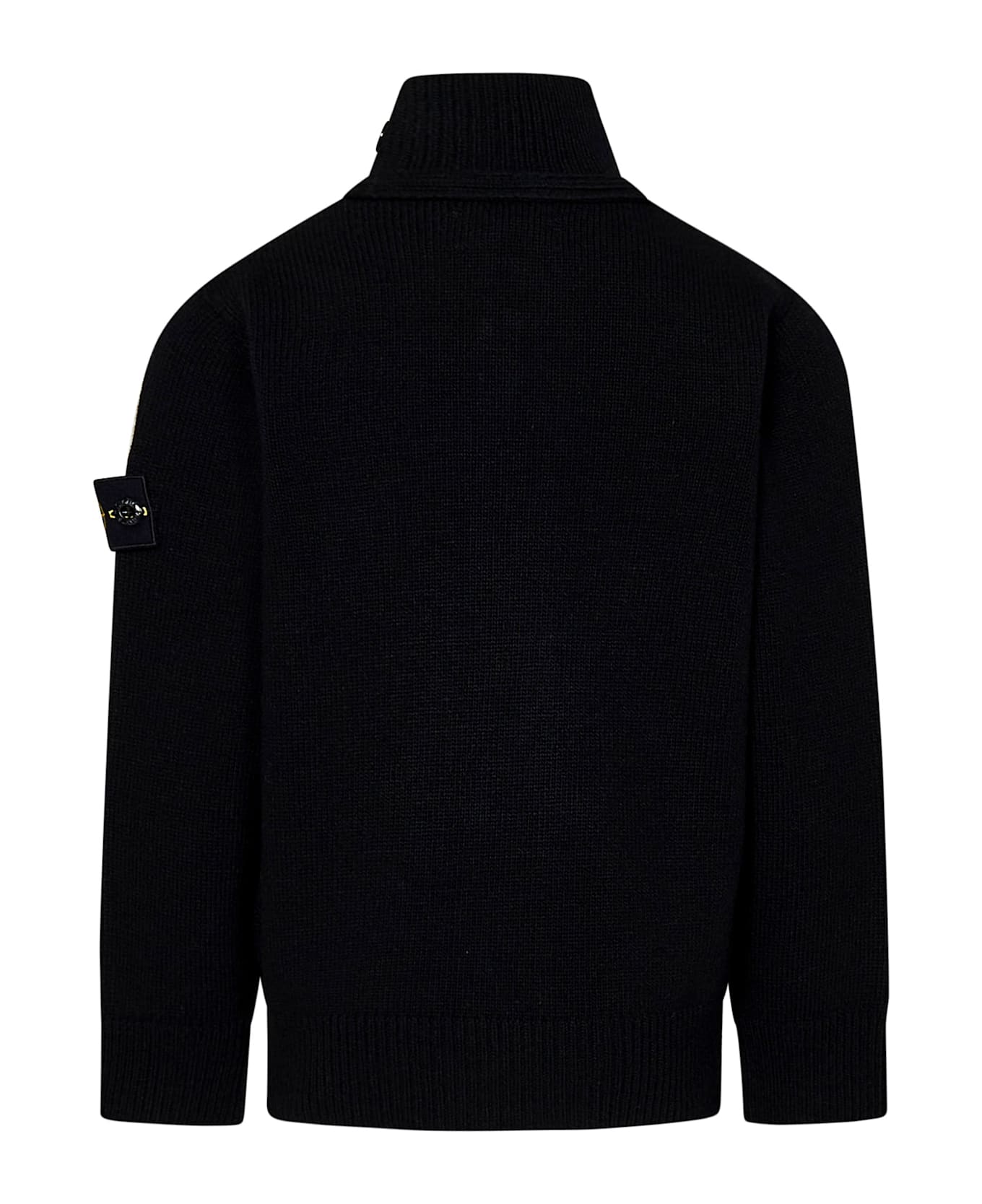 Stone Island Junior Cardigan - Black