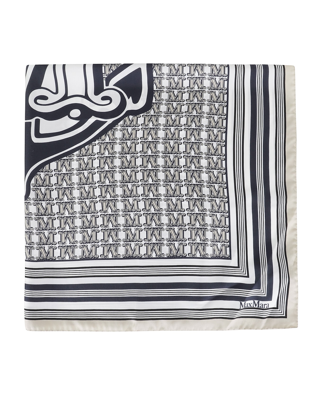 Max Mara All-over Printed Scarf Max Mara - Bluette