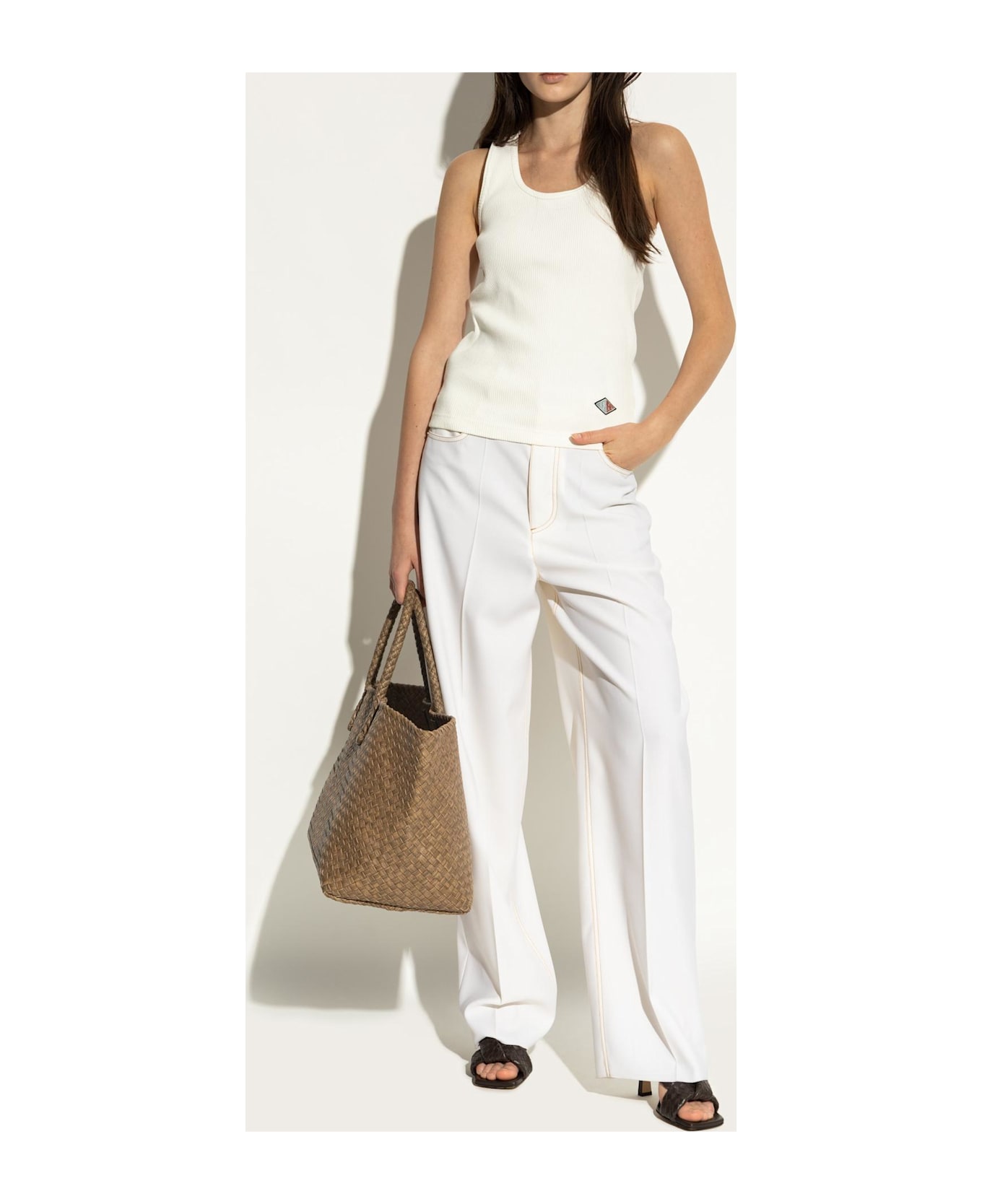 Bottega Veneta Heeled Mules 'riva' - FONDANT