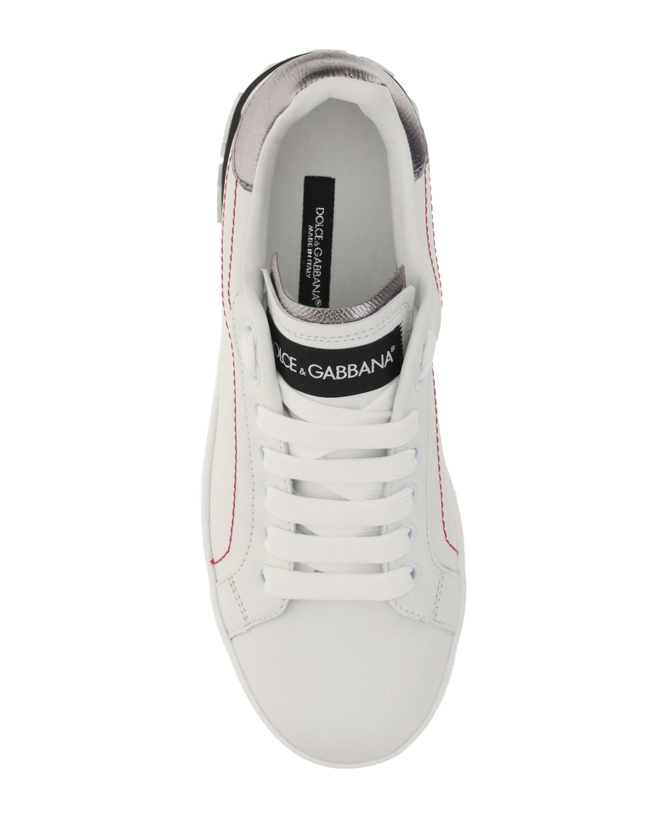 Dolce & Gabbana Sneakers - Bianco/argento