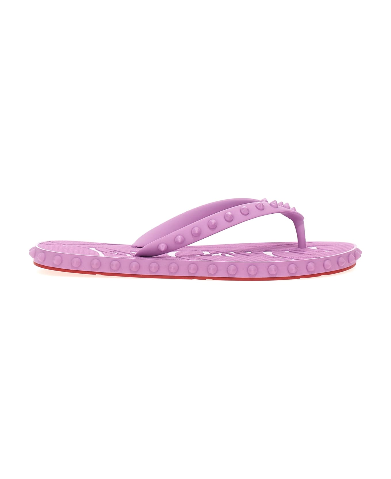 【関税&送料込】Christian Louboutin Super Loubi Flip Flops Super Loubi Flip - Flip-flops - Rubber - Pinup - Women