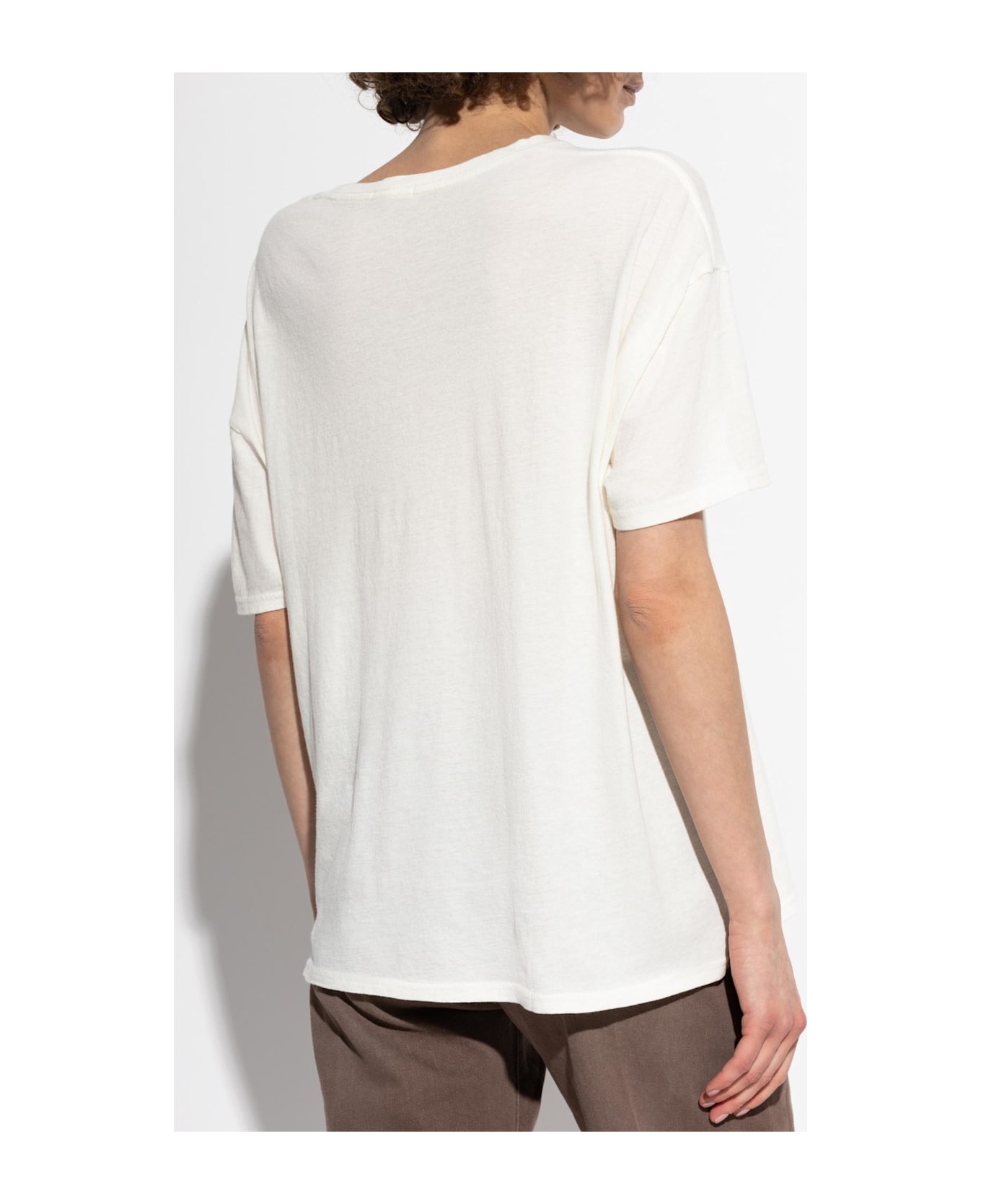 R13 T-shirt With Print - B Ecru