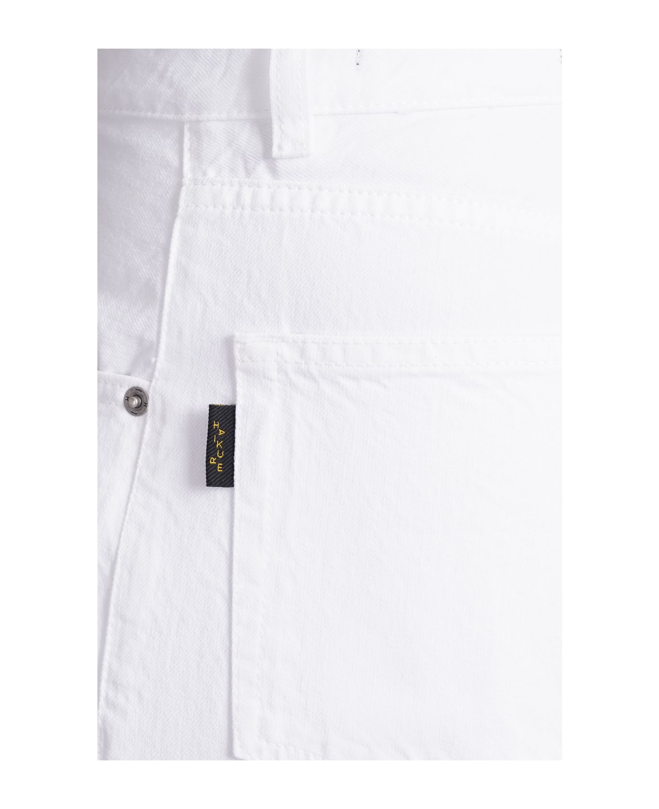 Haikure Bethany Jeans In White Cotton - white