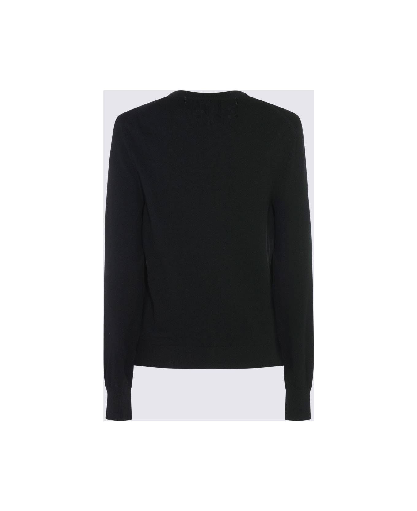 Comme des Garçons Play Black Wool Knitwear - Black