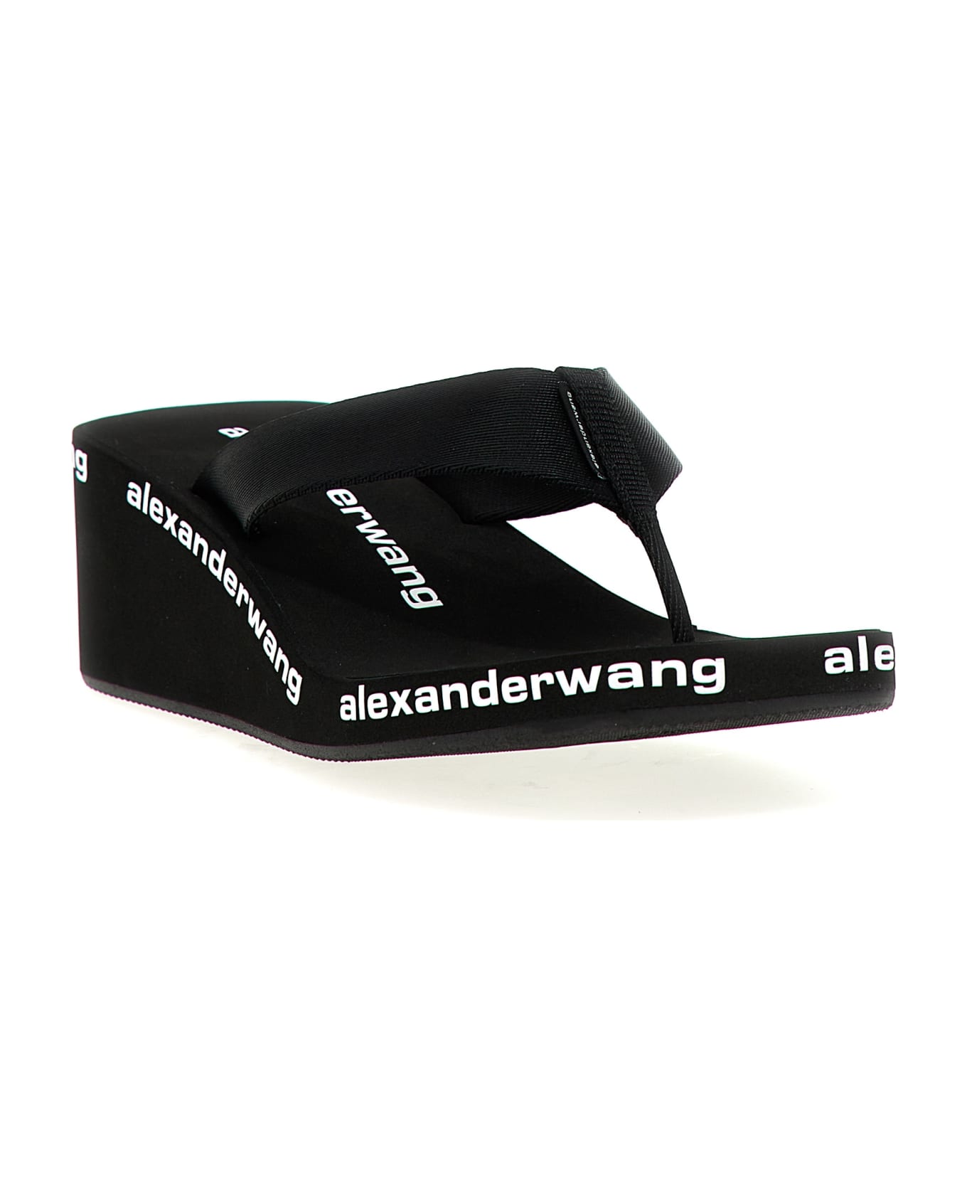 Alexander Wang 'wedge Flip Flop' Sandals - Black  
