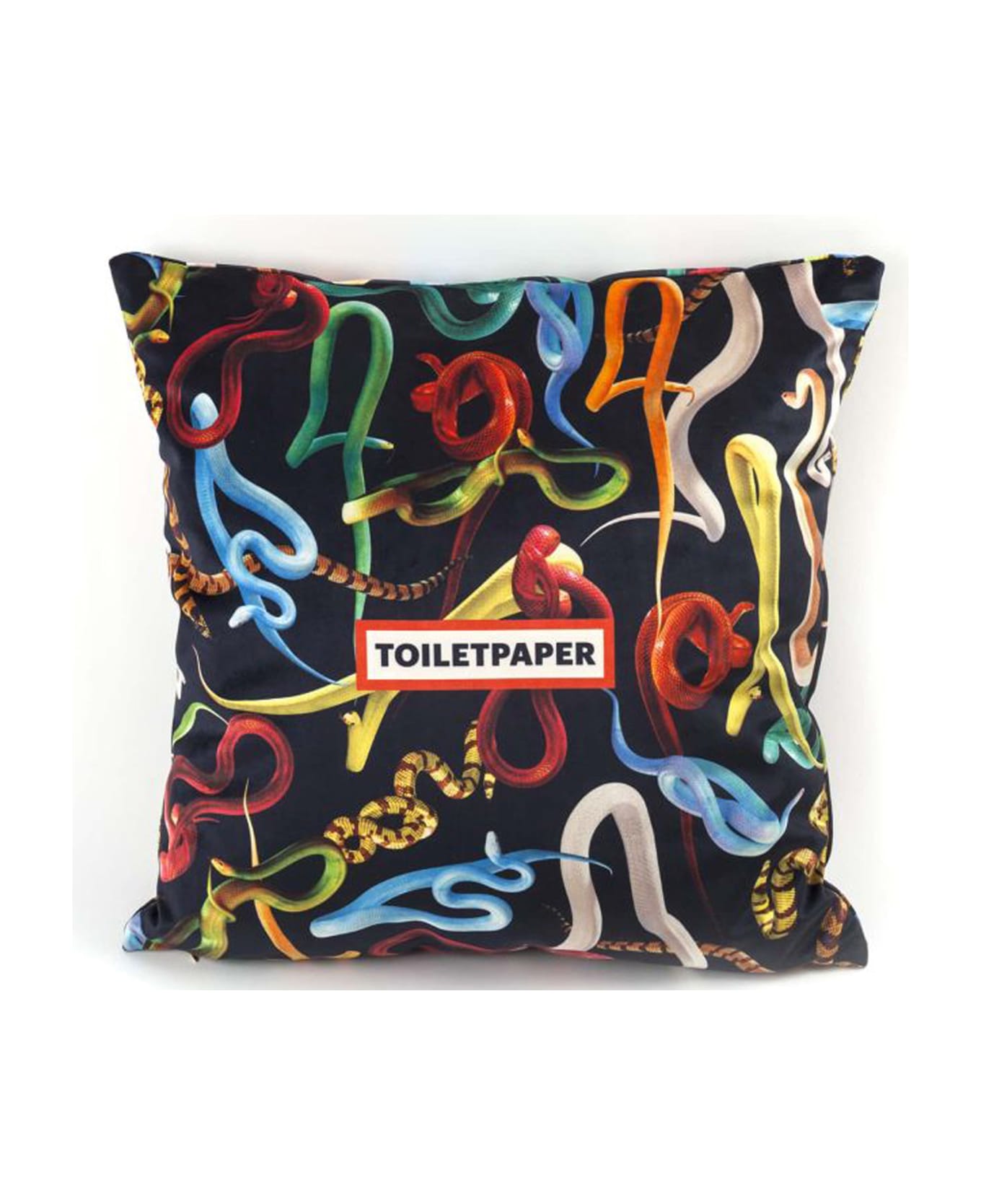 Seletti X Toiletpaper 'snakes' Cushion - Multicolor