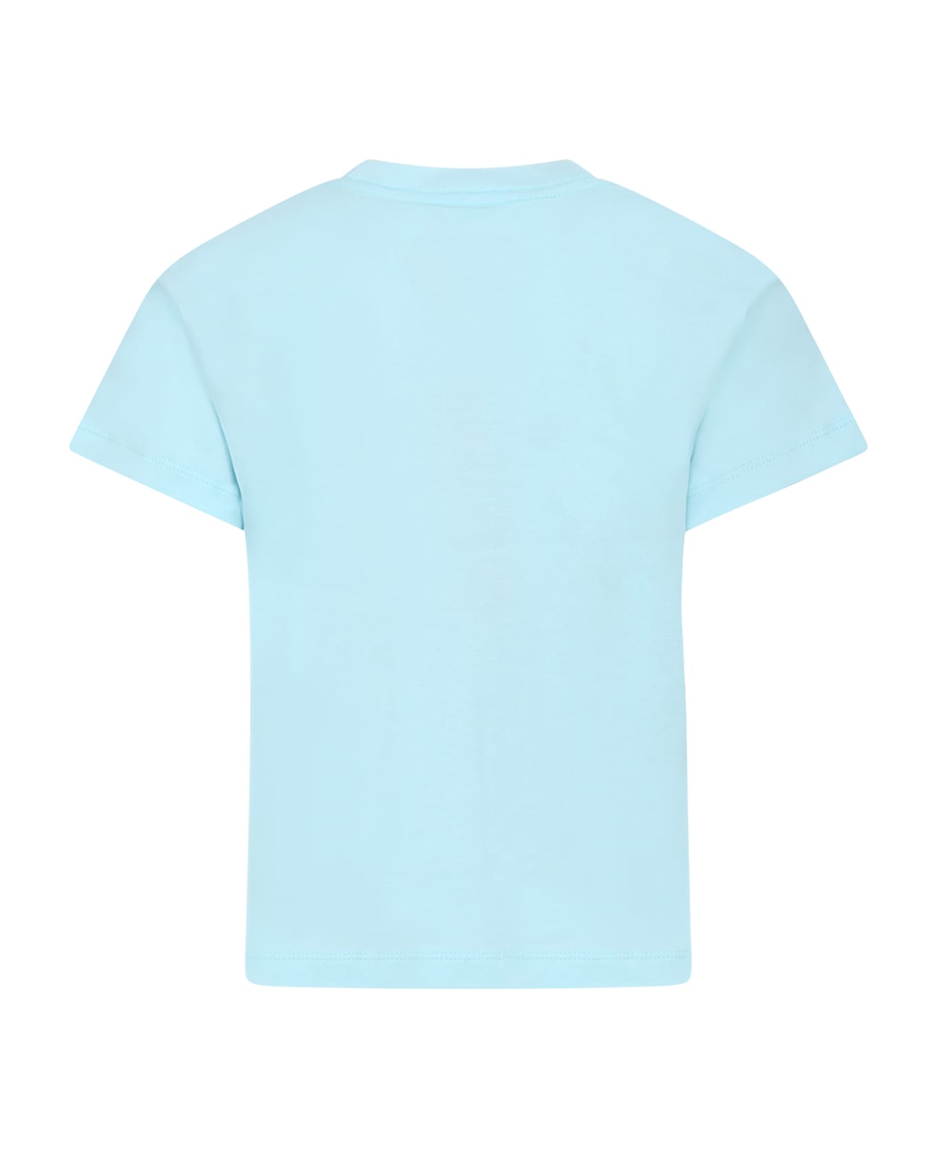 Molo Light Blue T-shirt For Boy With Football Print - Light Blue