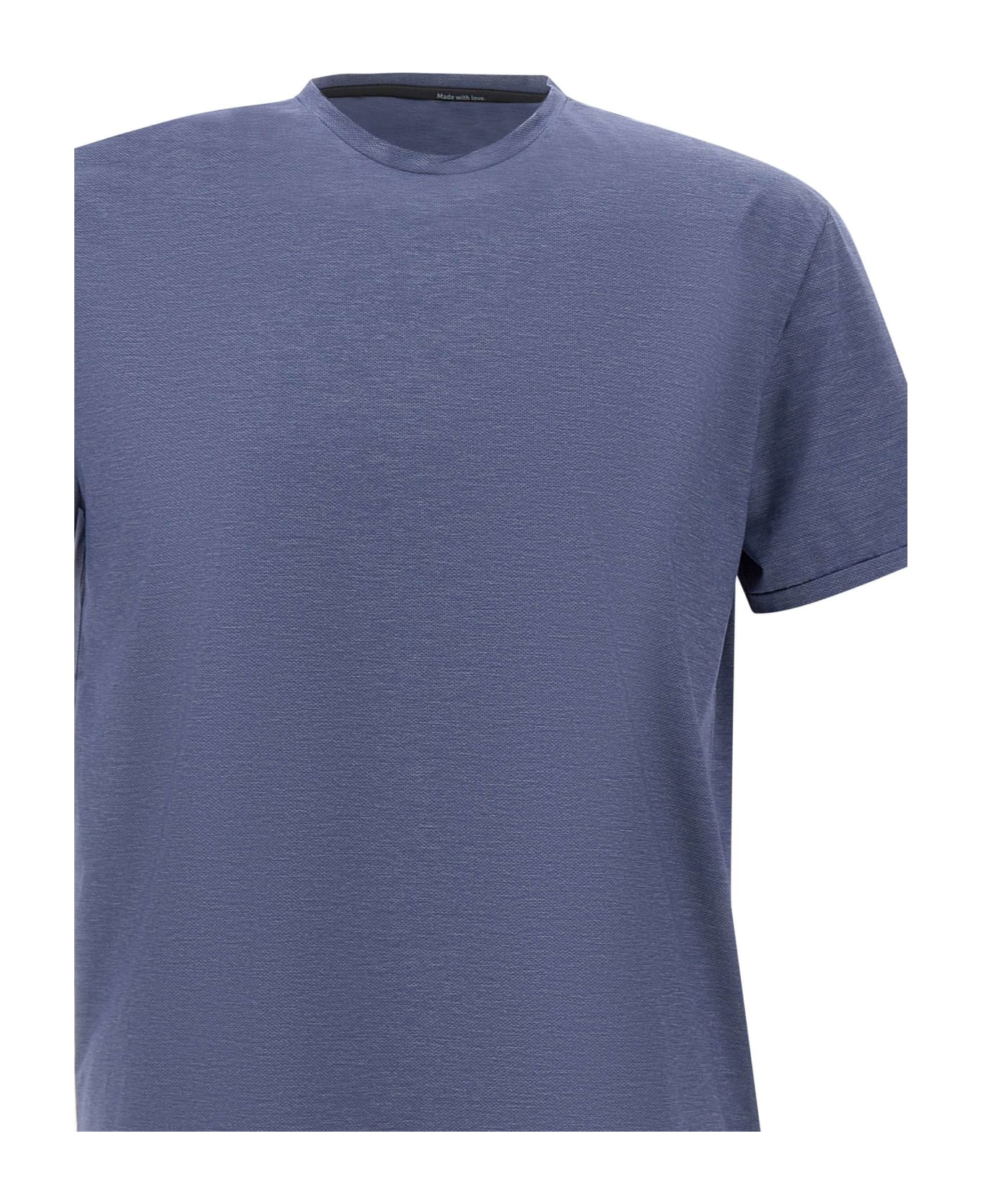 RRD - Roberto Ricci Design "summer Smart" T-shirt Fine Oxford Fabric - BLUE