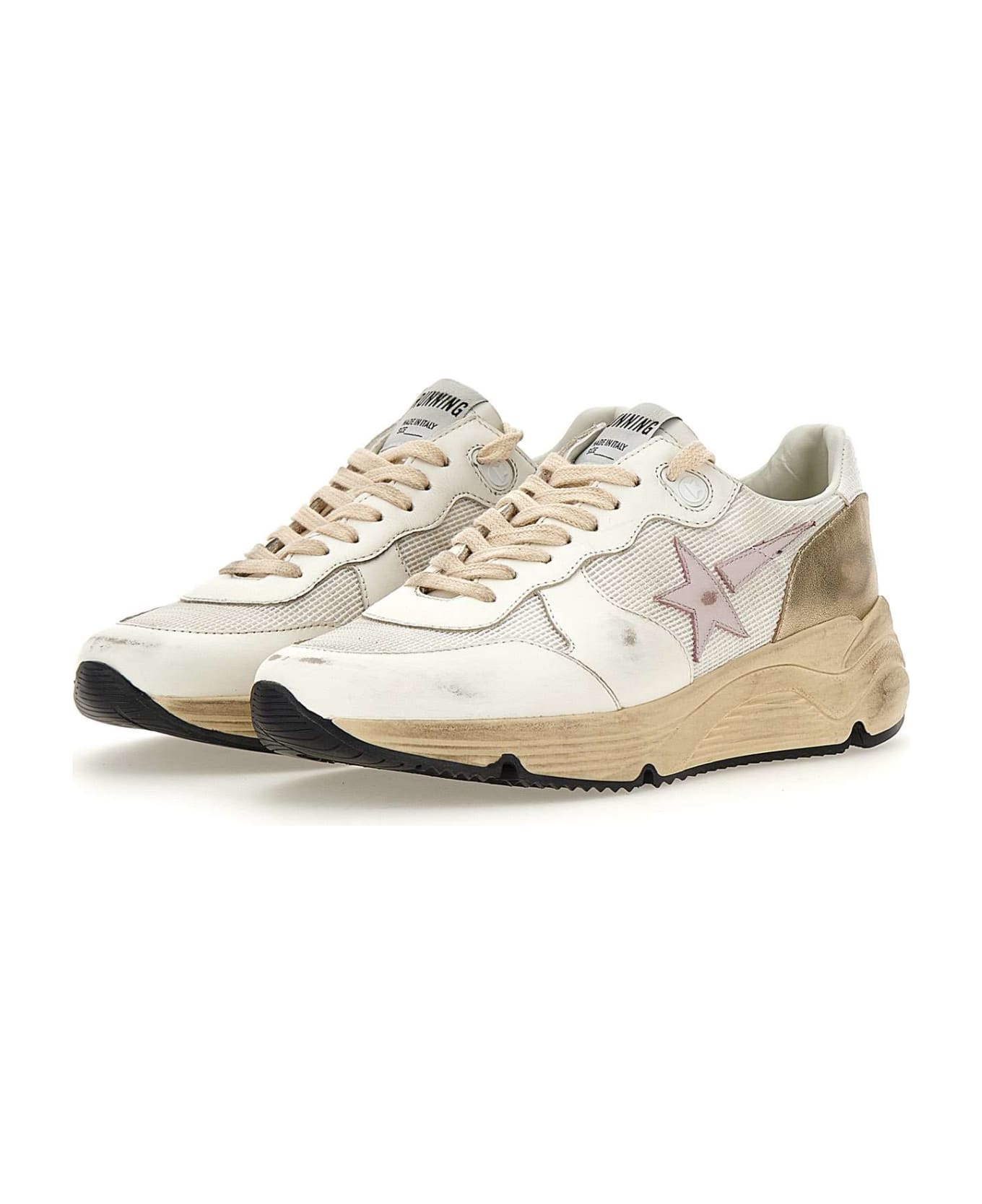 Golden Goose 'ball Star' Leather Sneakers - Bianco