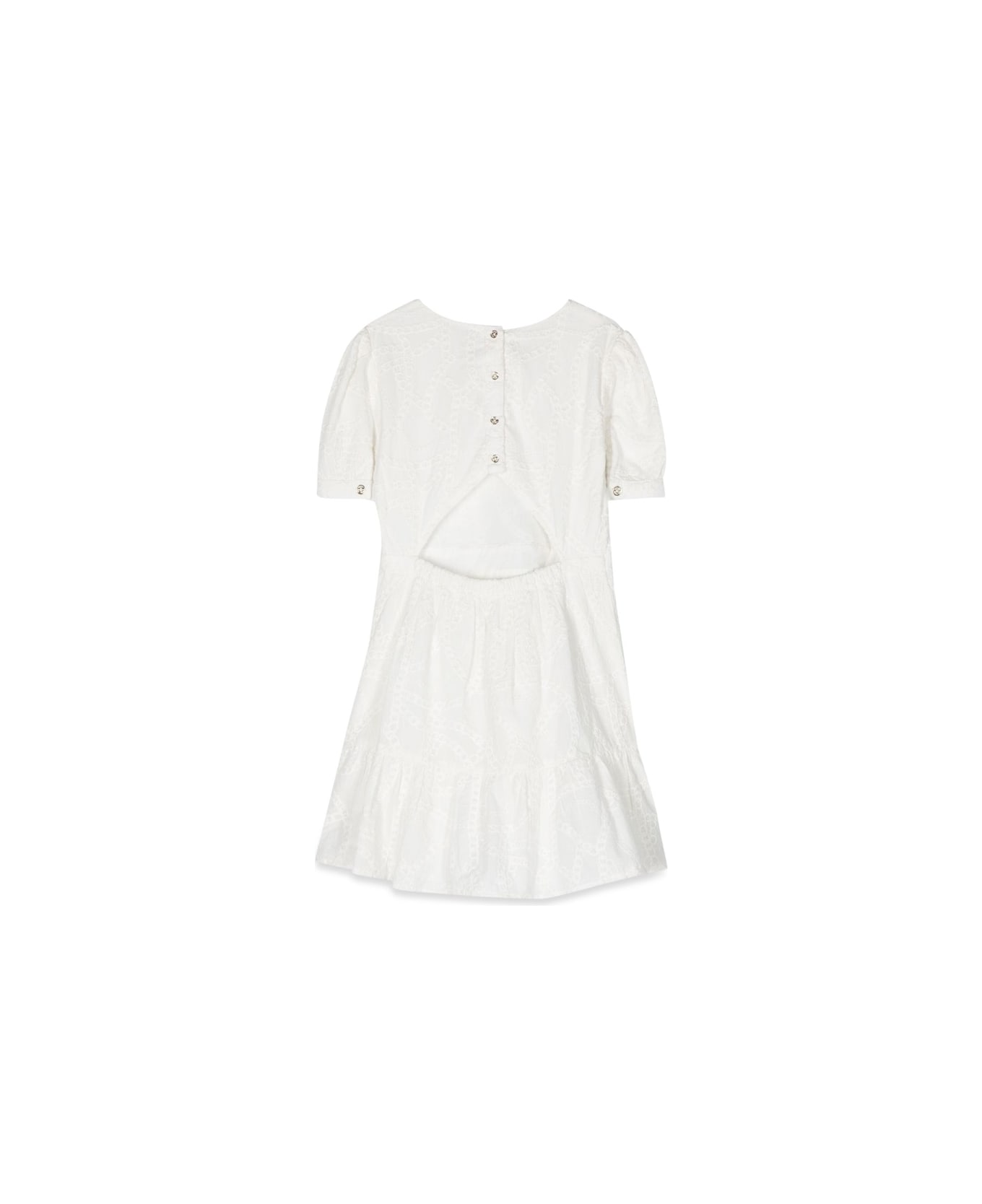 Michael Kors Short-sleeved Dress - WHITE