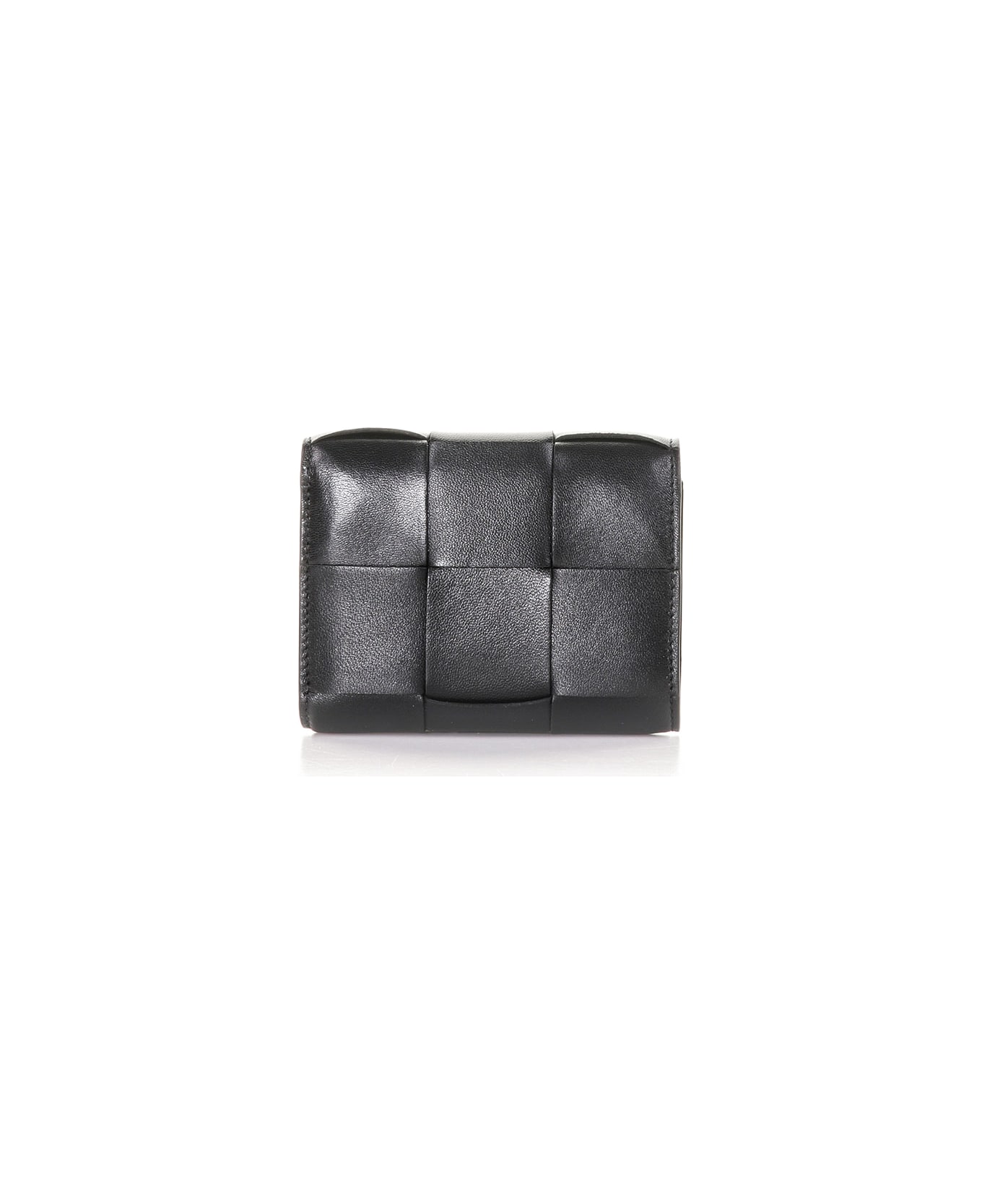 Bottega Veneta Trifold Zip Wallet - BLACK 財布