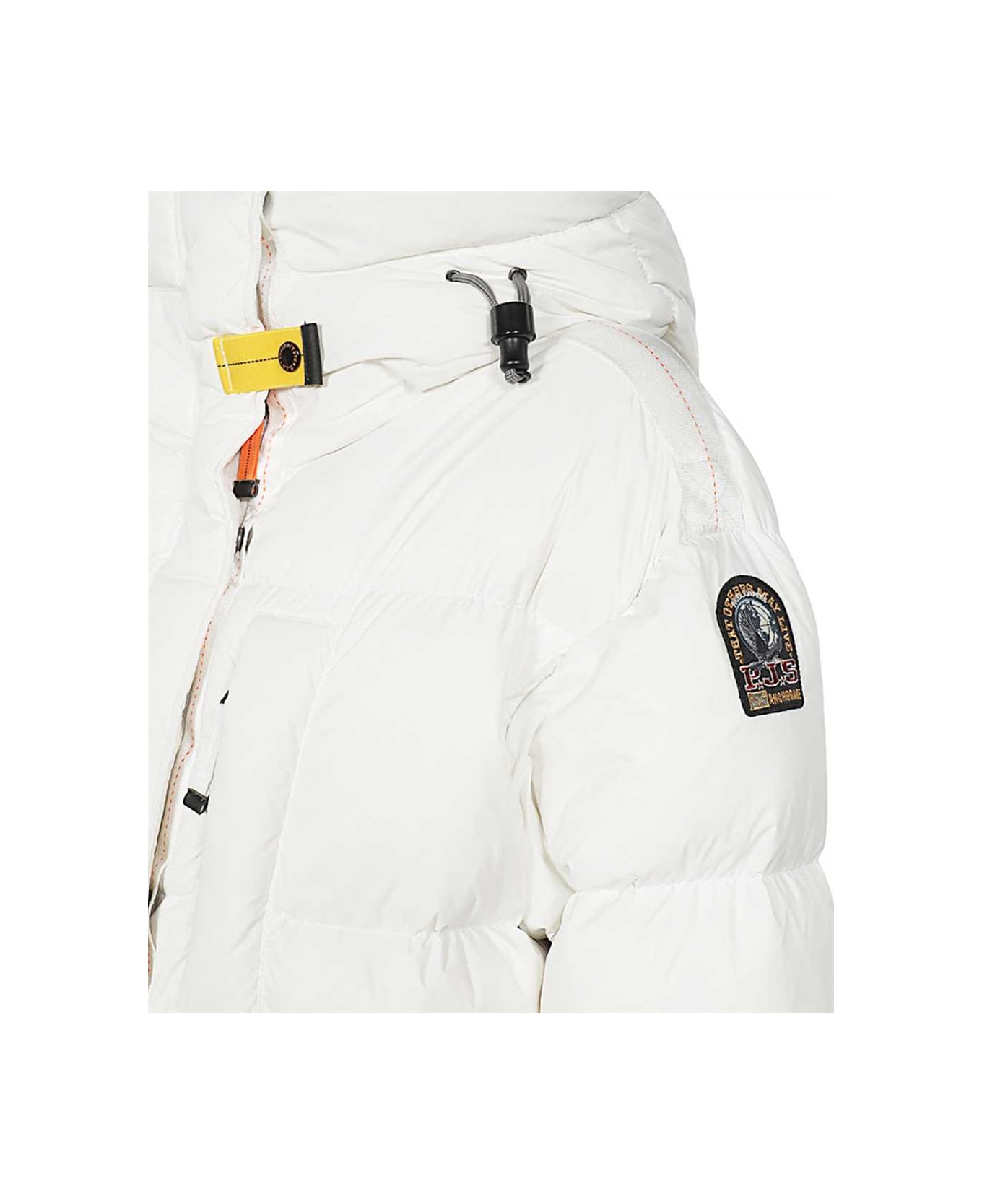 Parajumpers Eira Long Hooded Down Jacket - White コート