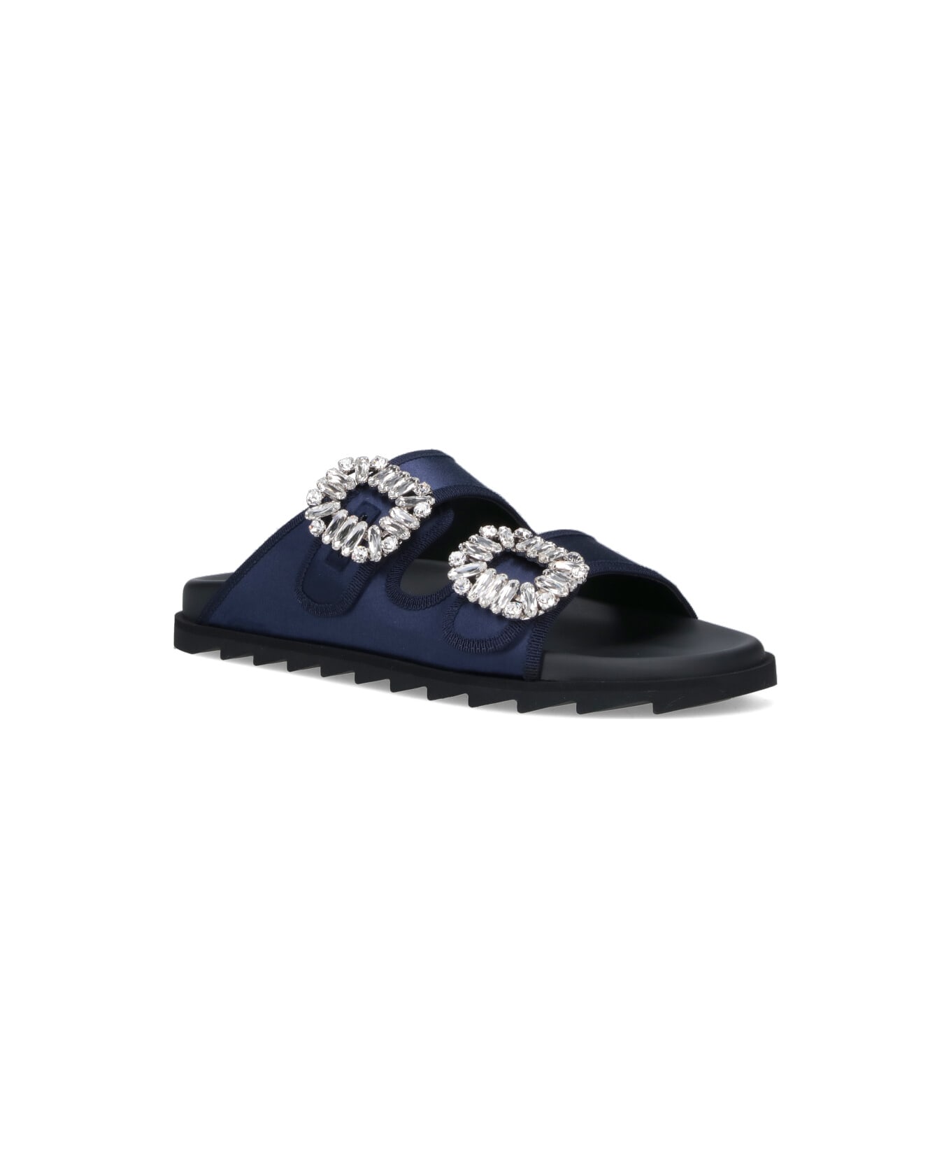 Roger Vivier "slidy Viv" Sandals - Blue