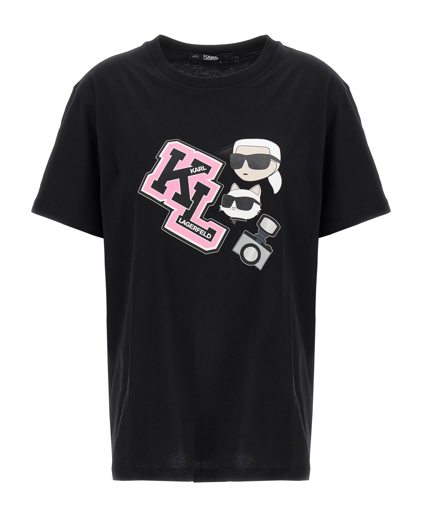 Karl Lagerfeld 'oversized Ikonik' T-shirt - Black  