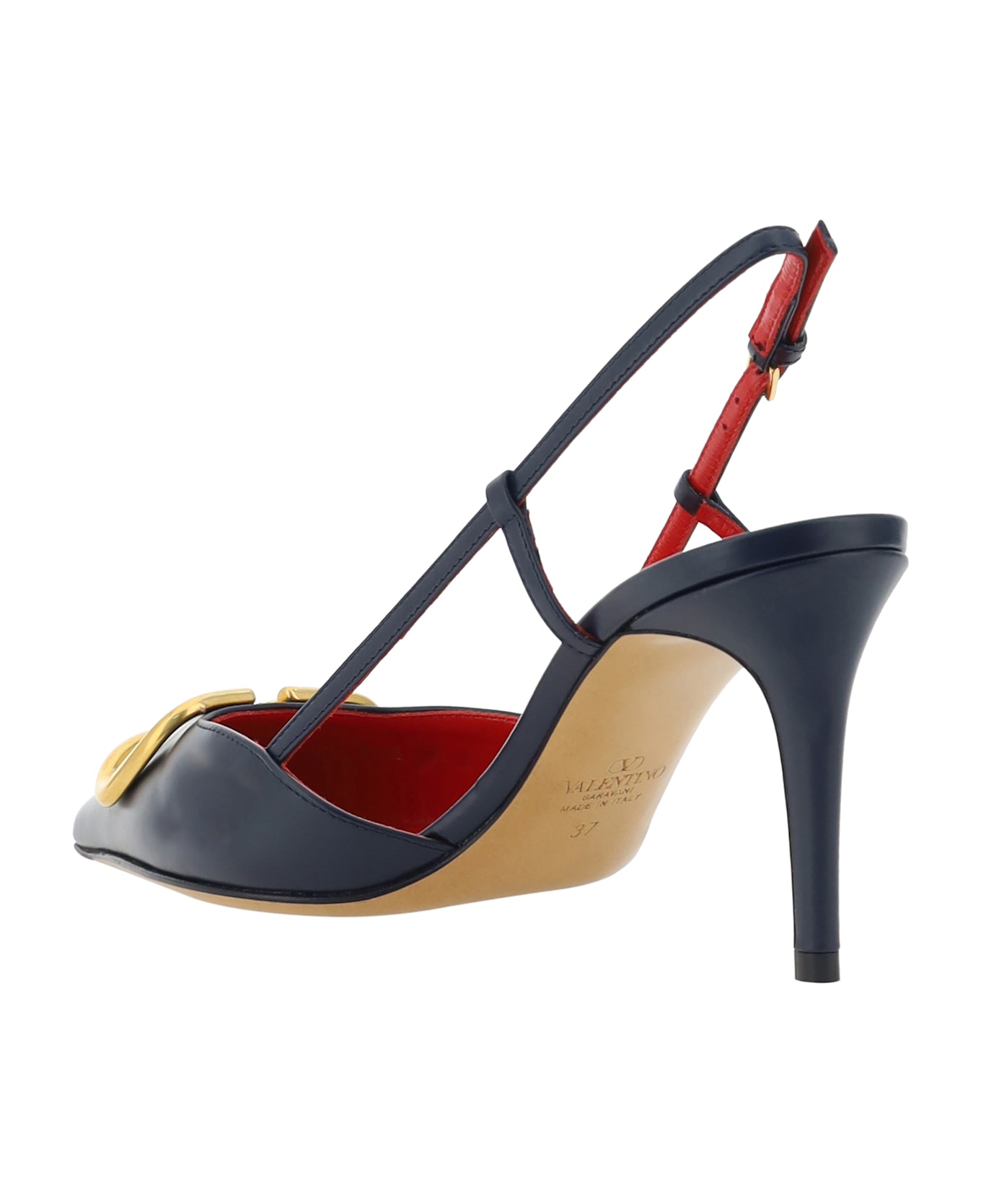 Valentino Garavani Vlogo Pumps Slingback - Marine